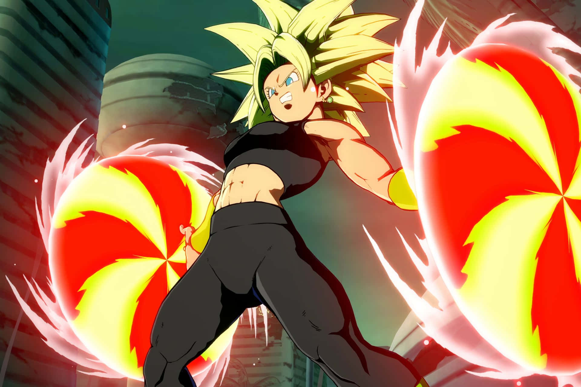 Kefla Powerful Energy Attack Dragon Ball