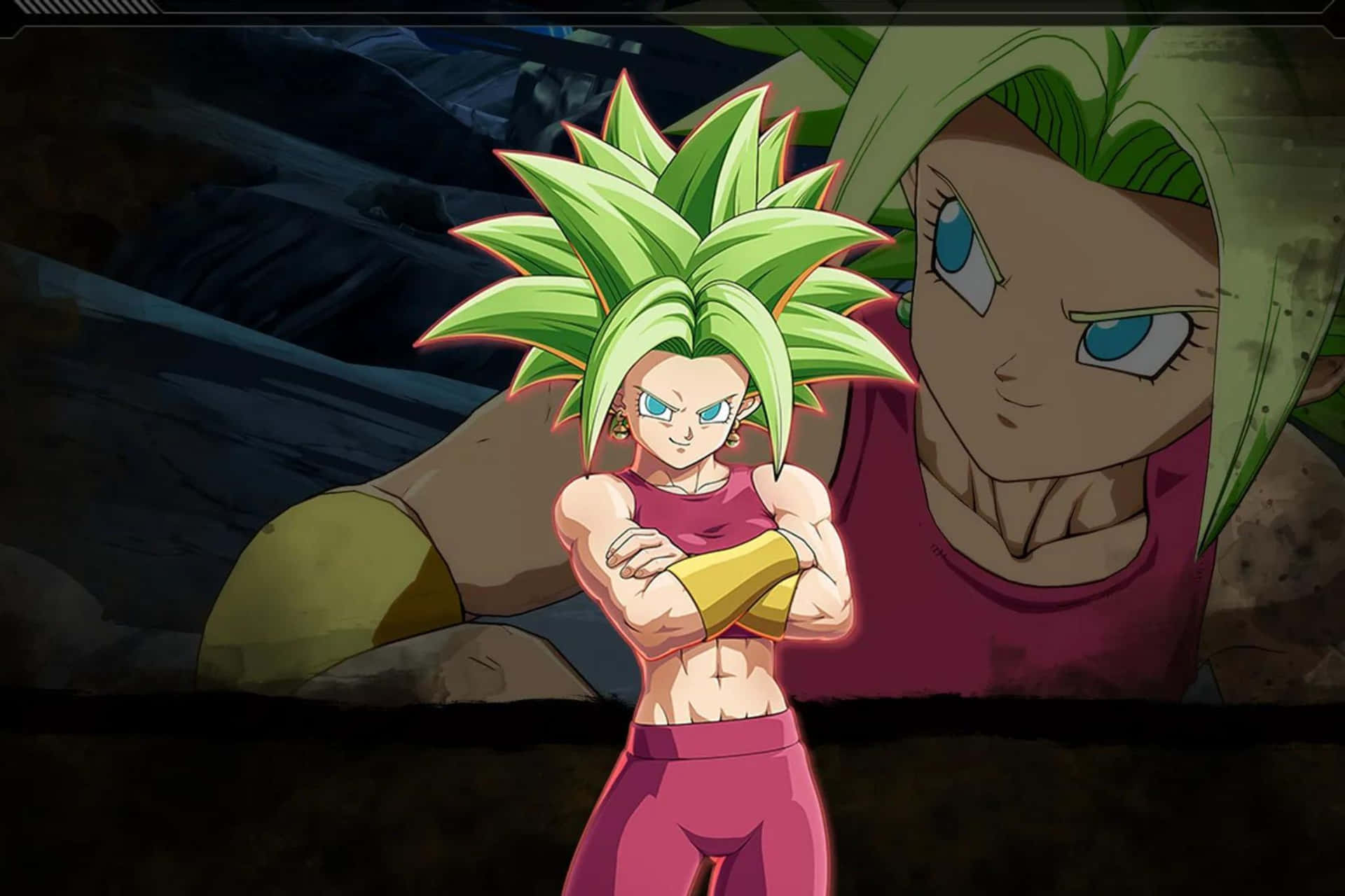 Kefla Super Saiyan Power Stance Background