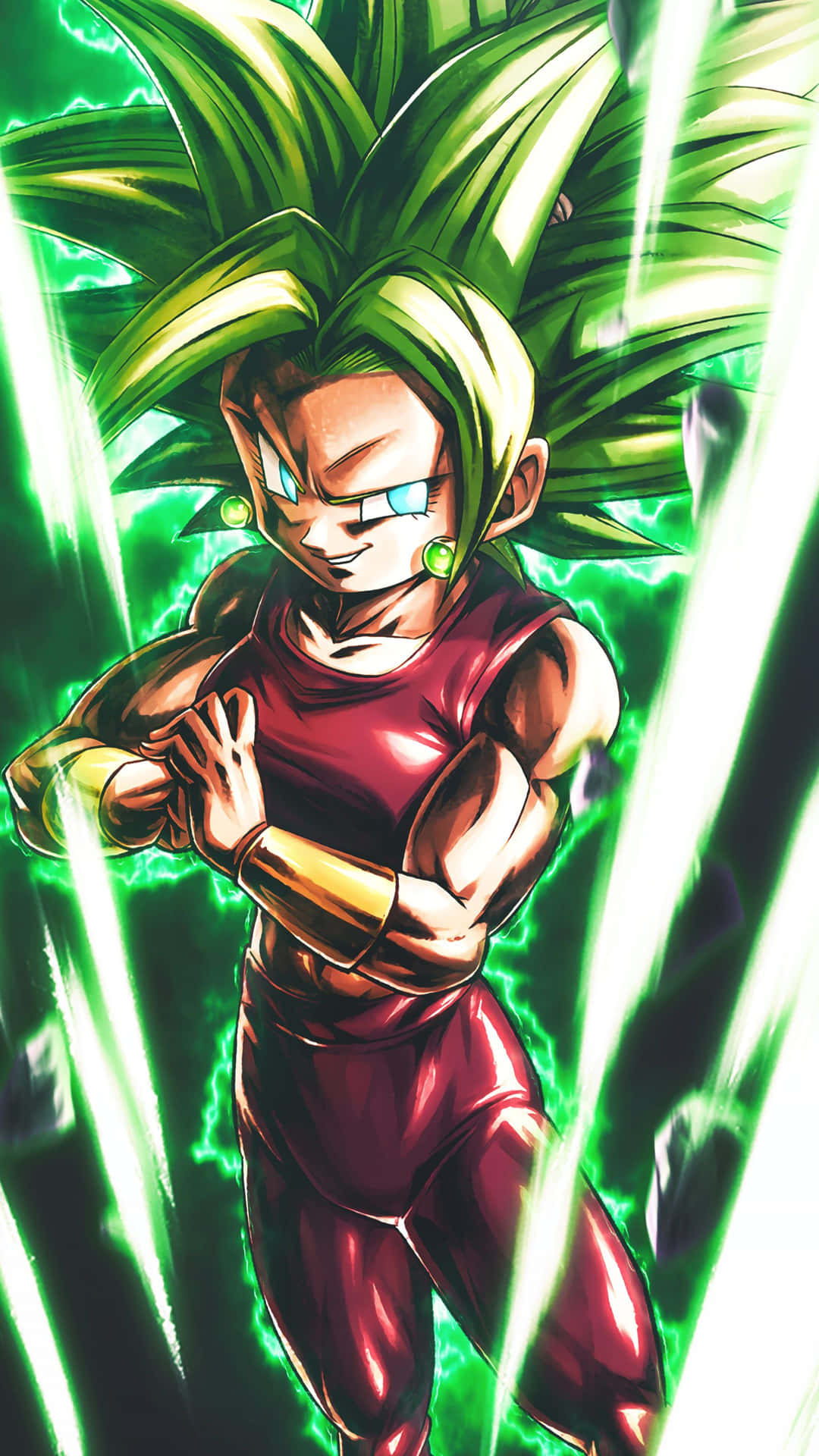 Kefla Super Saiyan Power Up Background