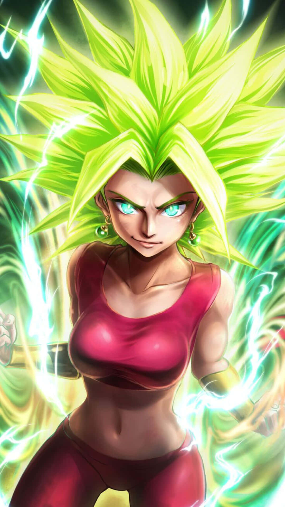 Kefla Super Saiyan Power Up Background