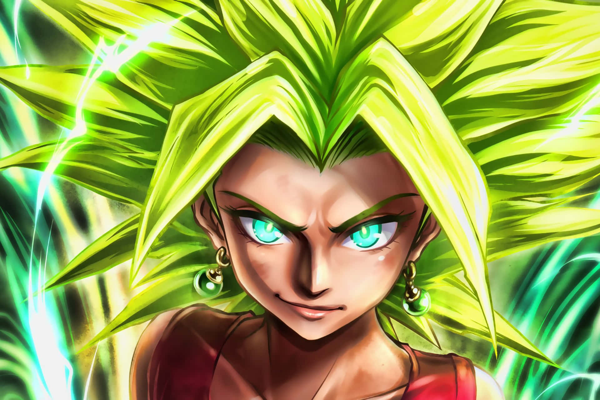 Kefla Super Saiyan Power Up Background