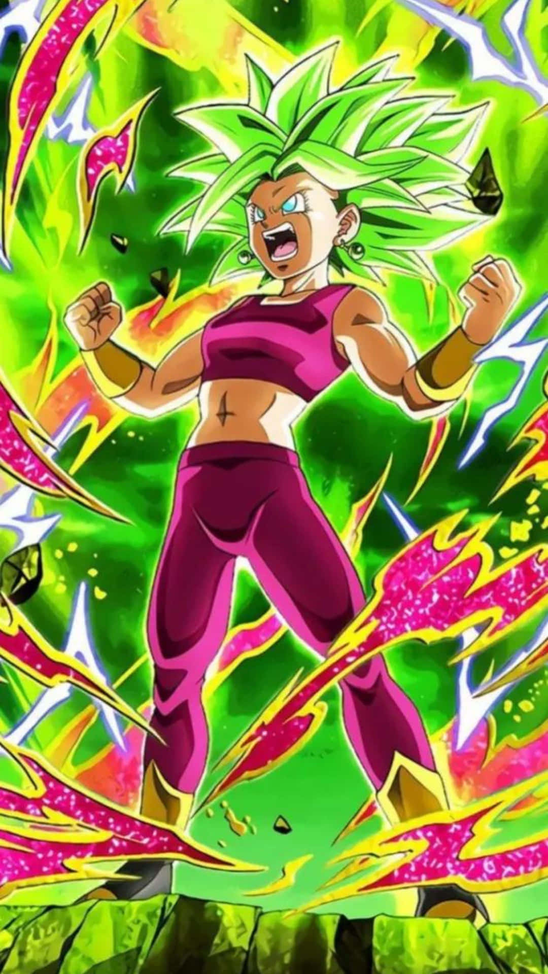 Kefla Super Saiyan Power Up Background