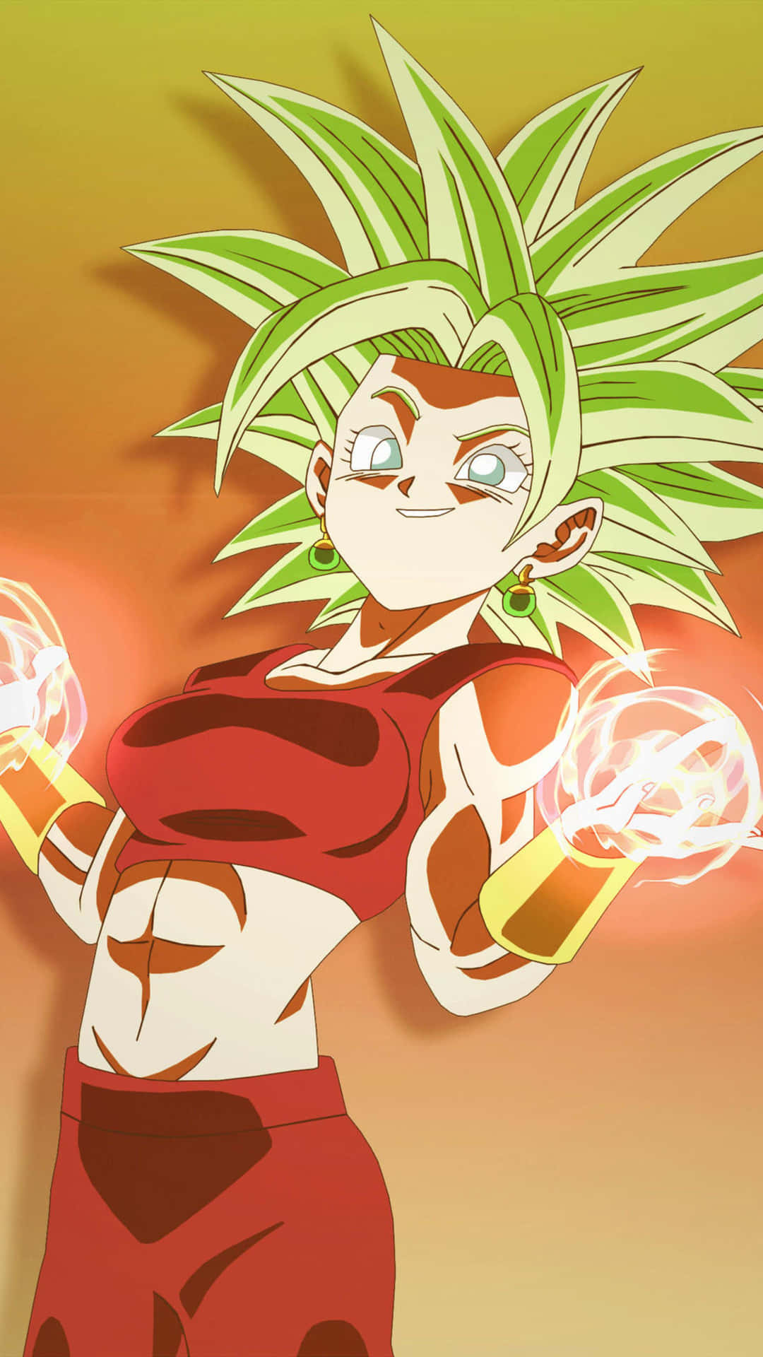 Kefla Super Saiyan Power Up Background