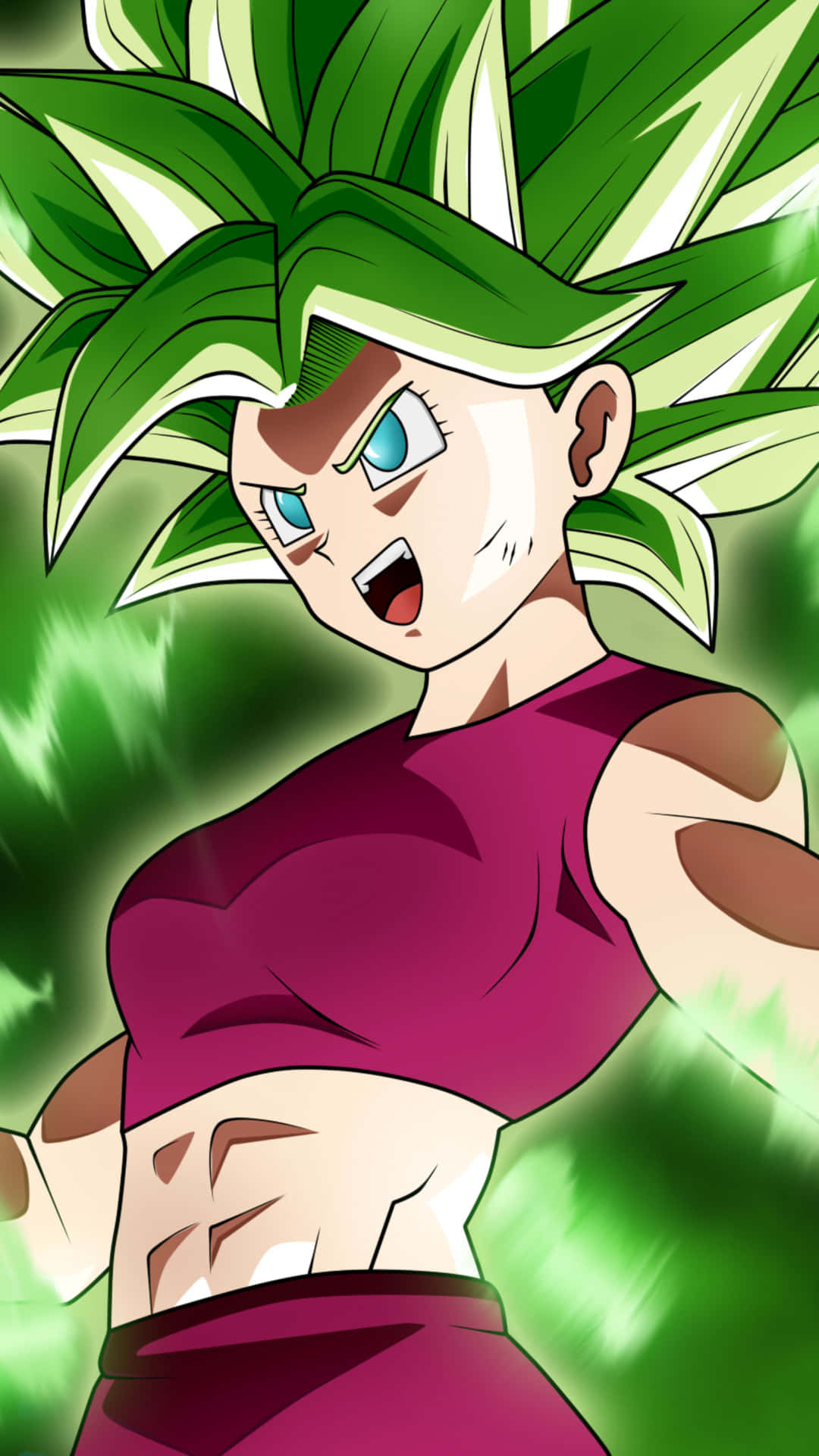 Kefla Super Saiyan Power Up Background