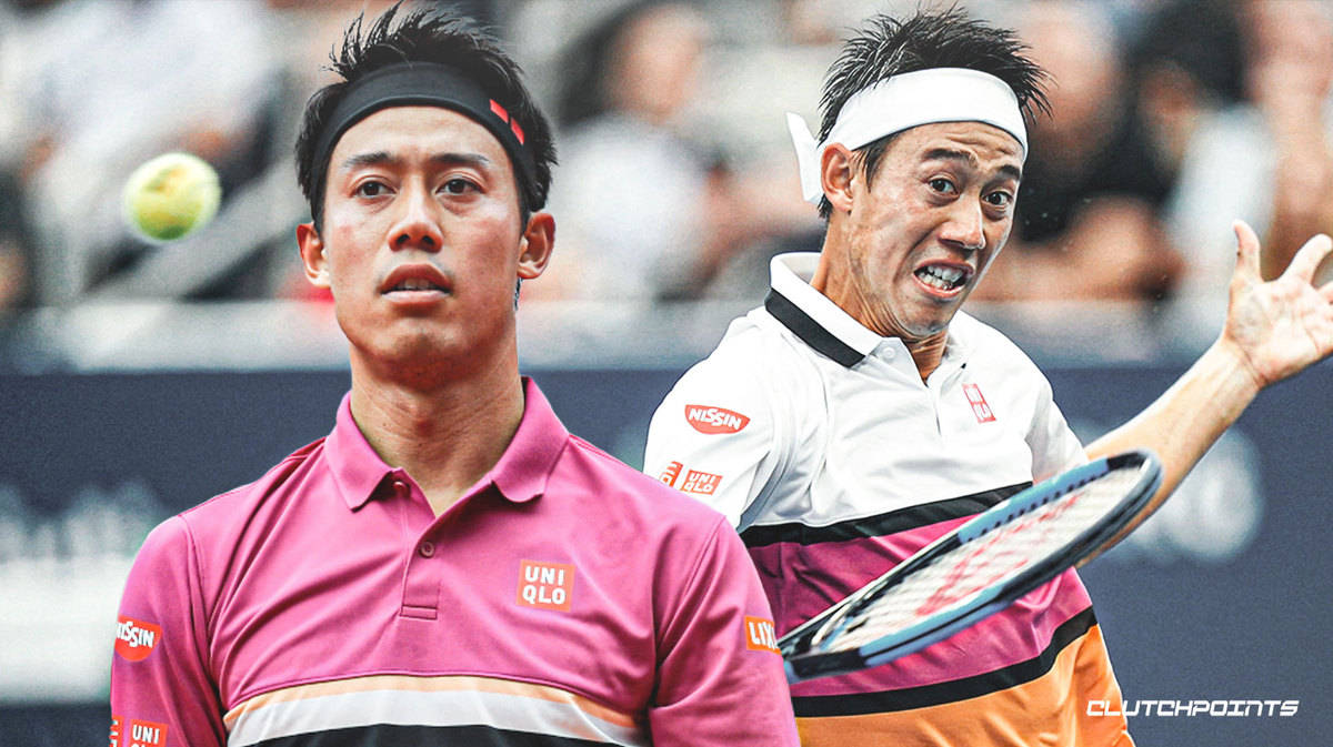 Kei Nishikori - Power And Precision In Tennis Background