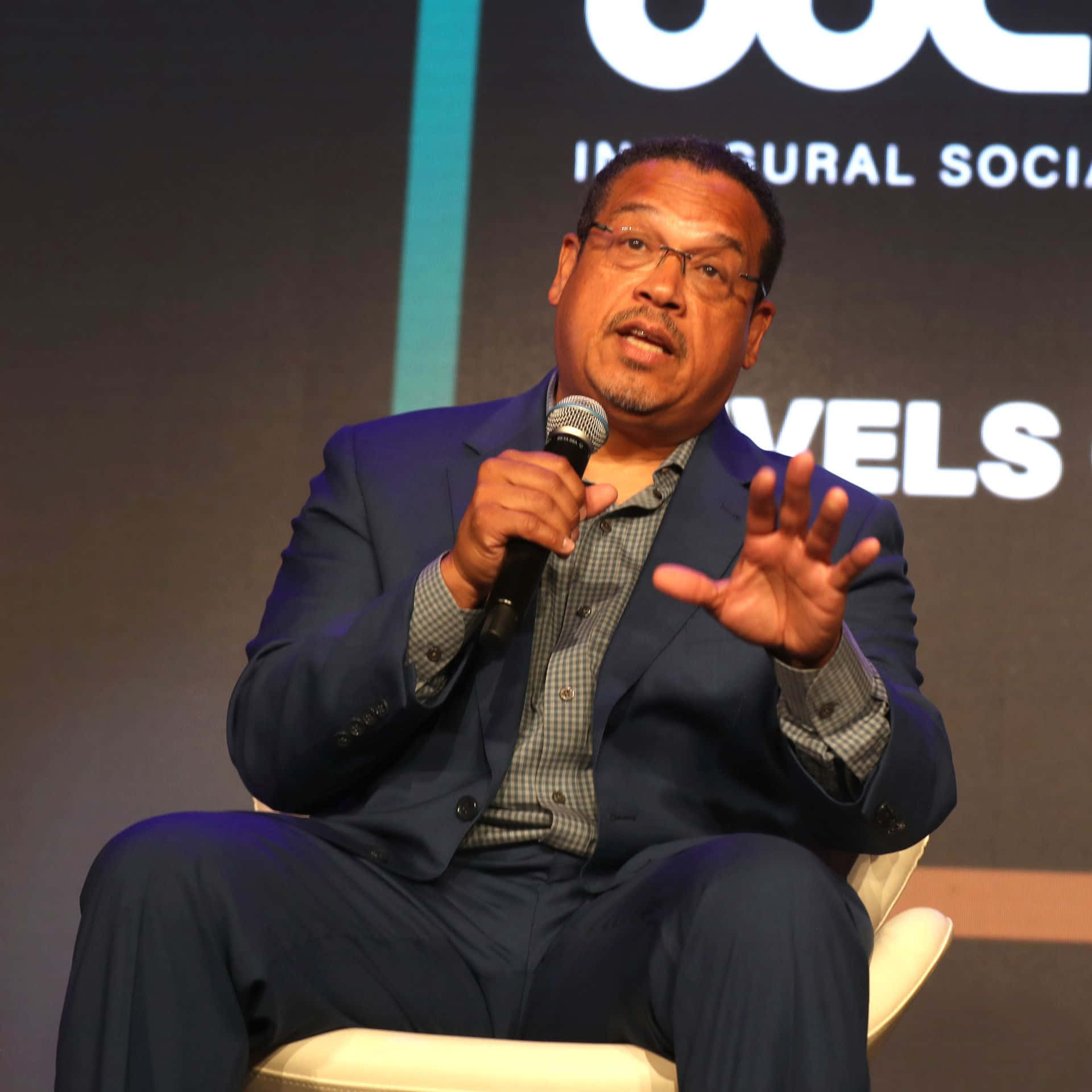 Keith Ellison At Social Justice Summit Background