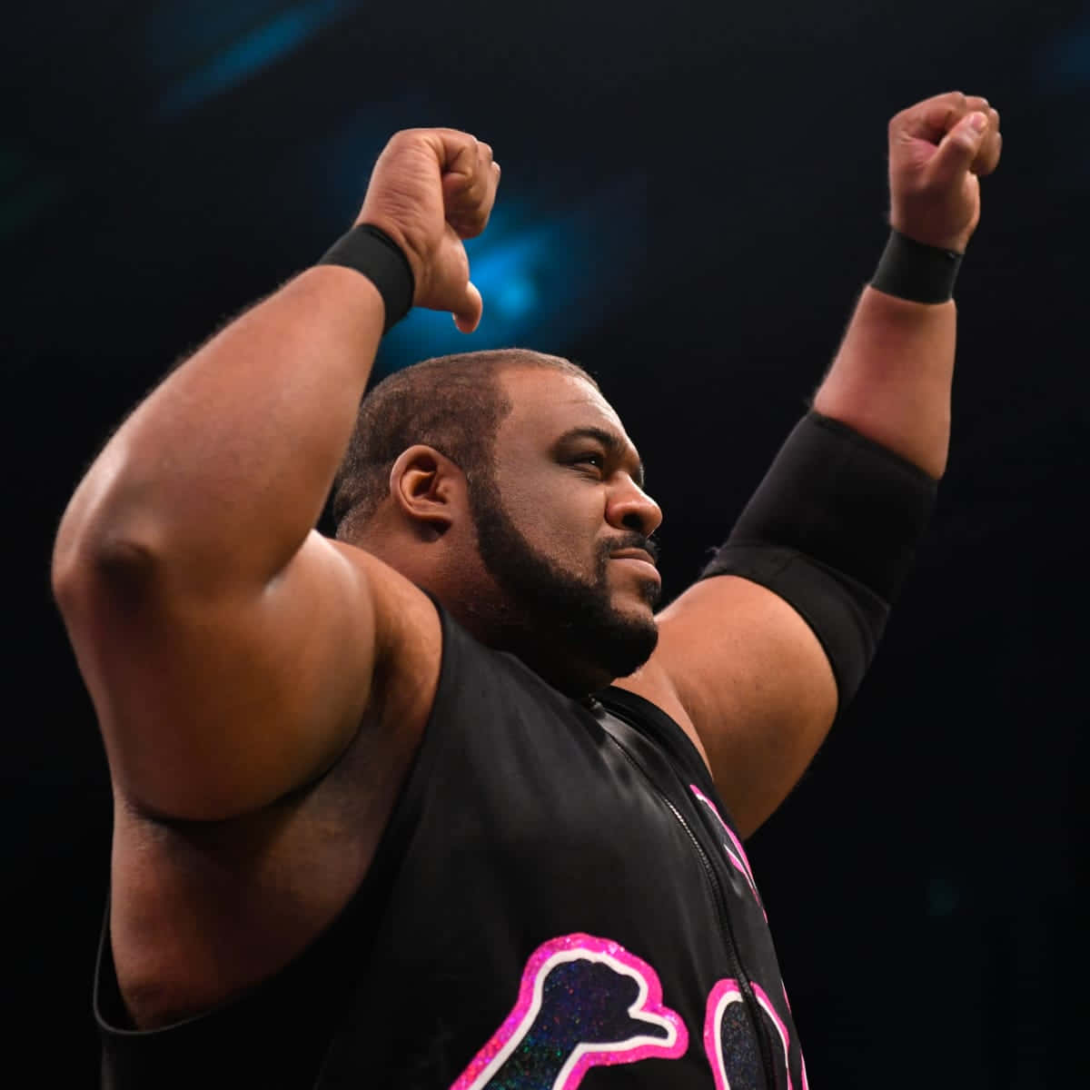 Keith Lee Aew Match Happy Win Background