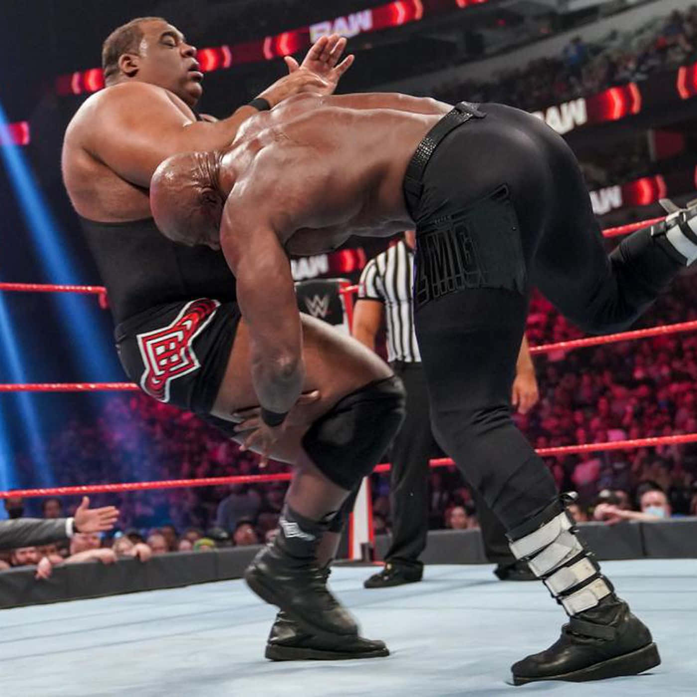 Keith Lee Vs. Bobby Lashley Wwe Championship Background