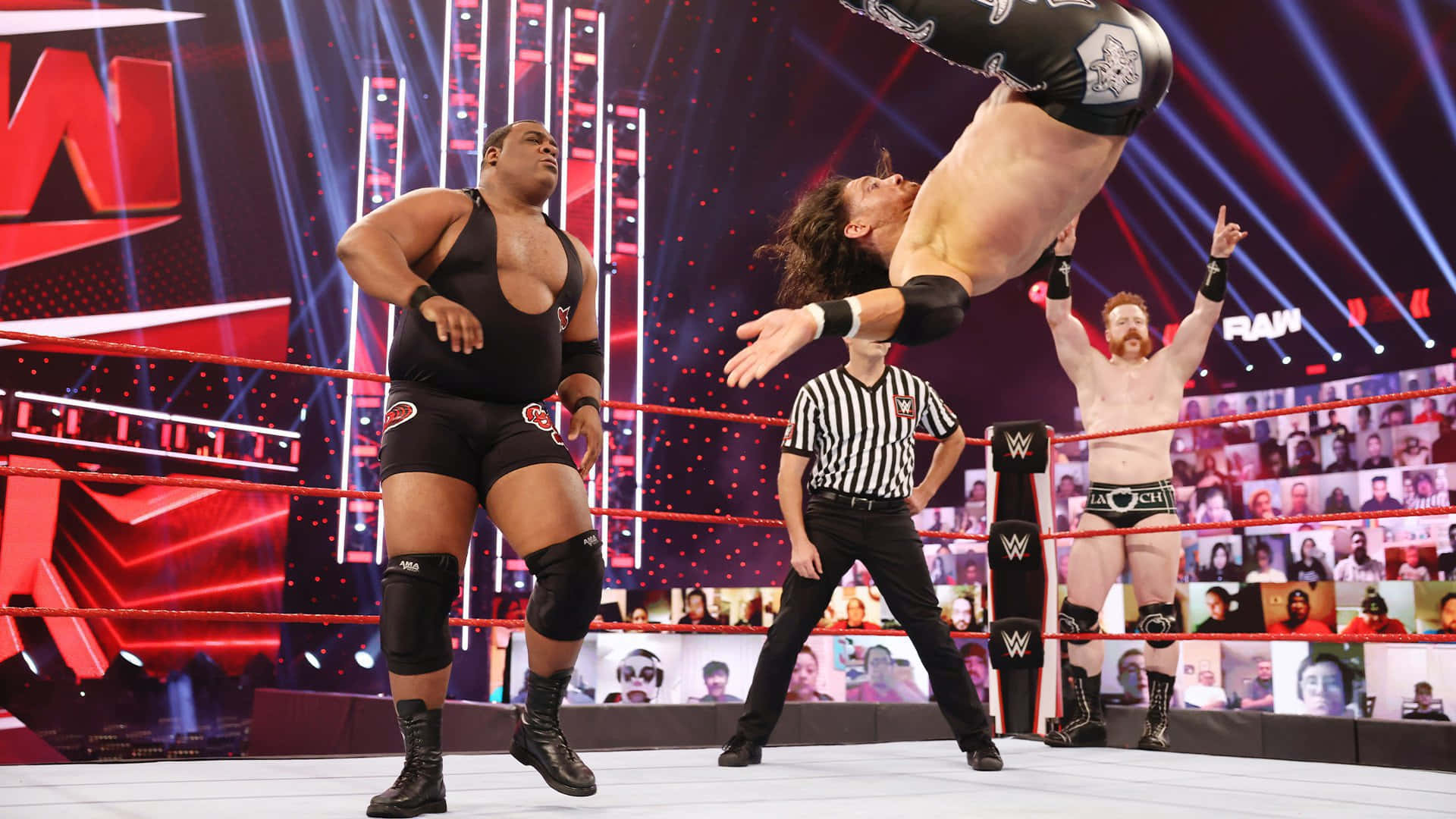Keith Lee Wwe Raw Match 2021 Background