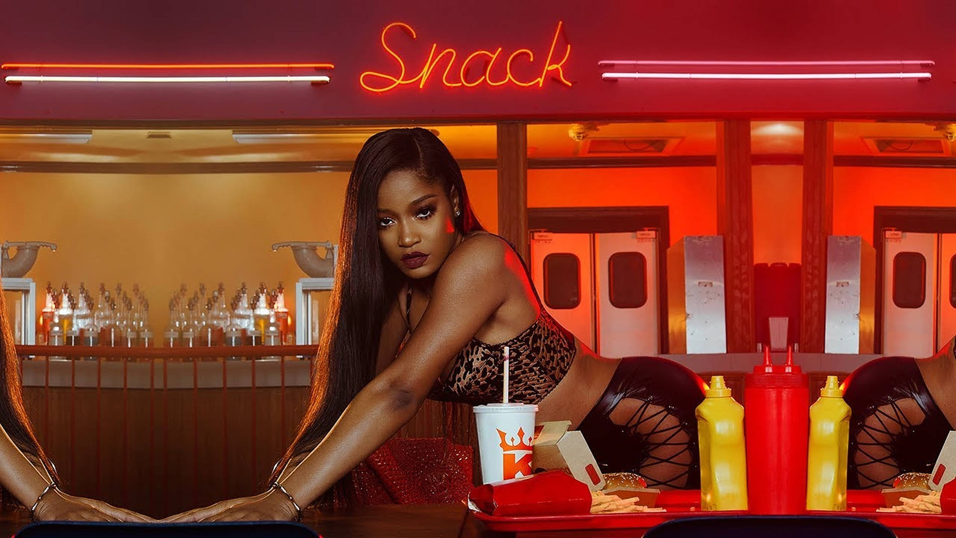 Keke Palmer Snack Music Video Background