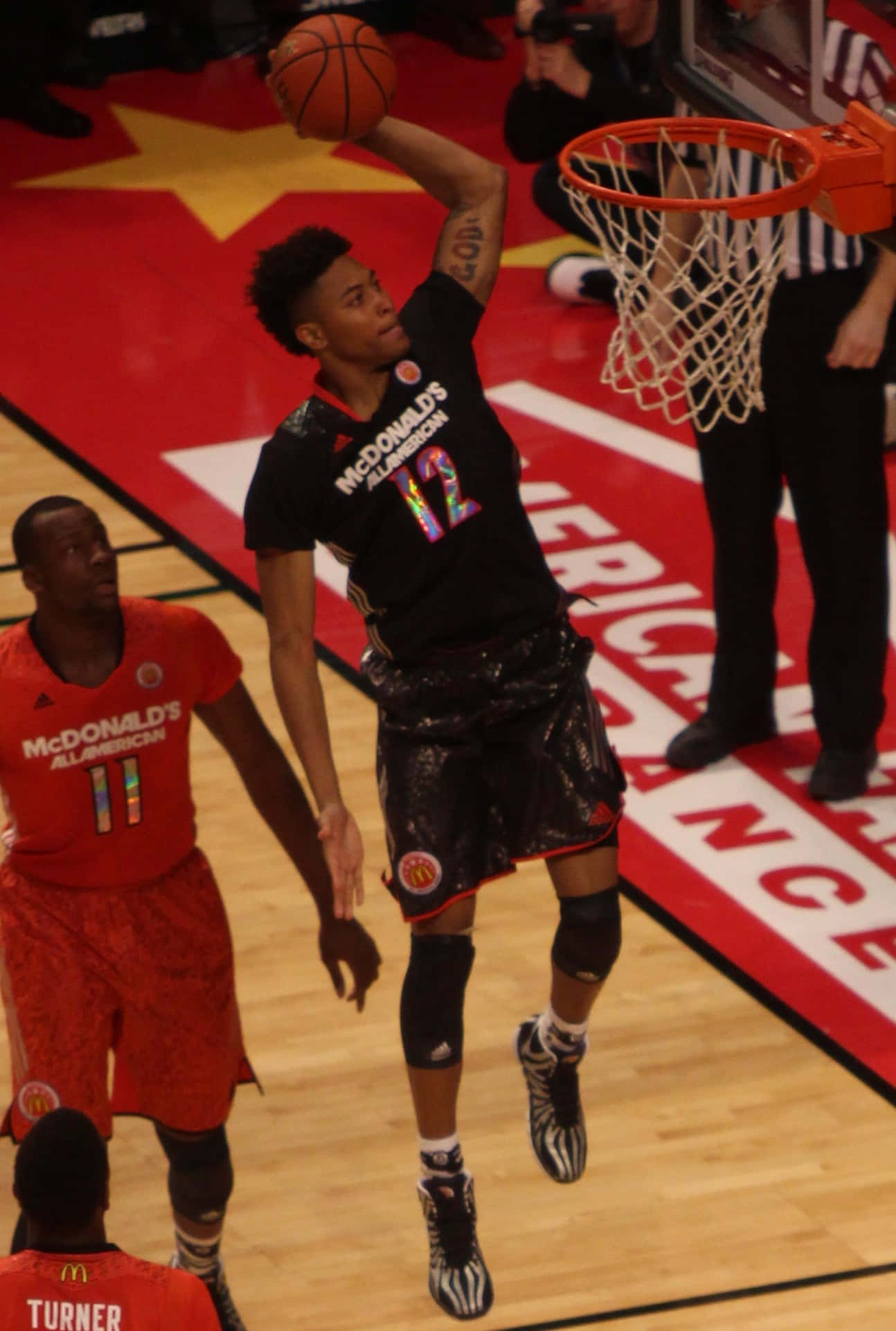Kelly Oubre Jr. Effortless Dunk Background