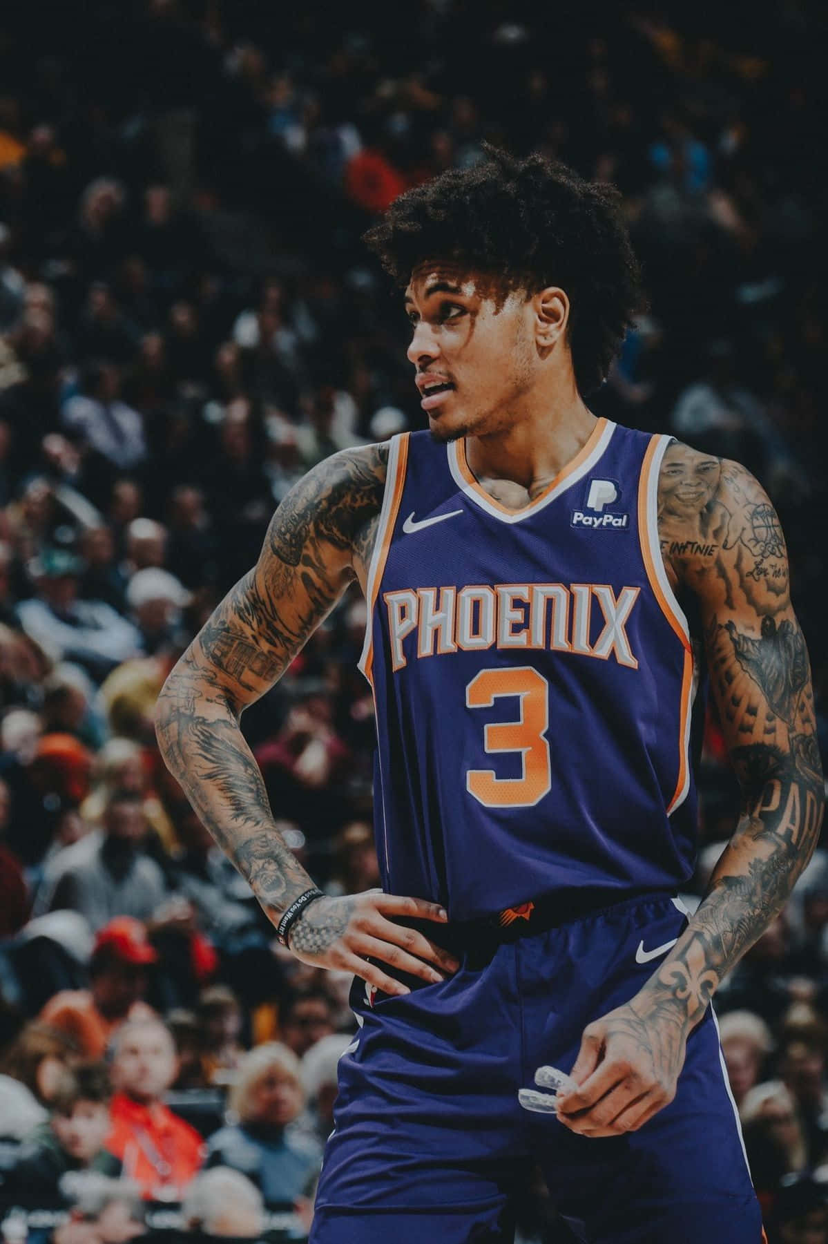 Kelly Oubre Jr Of The Golden State Warriors. Background