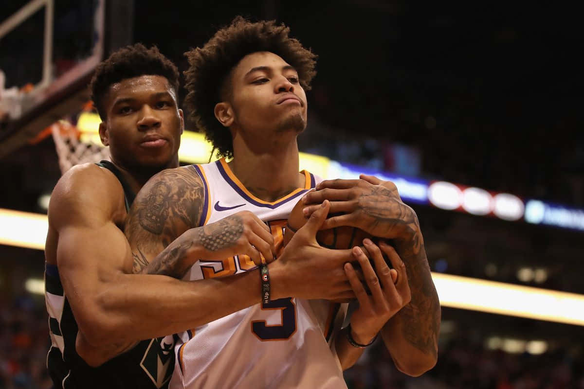 Kelly Oubre Jr. Stealing Ball Scene Background