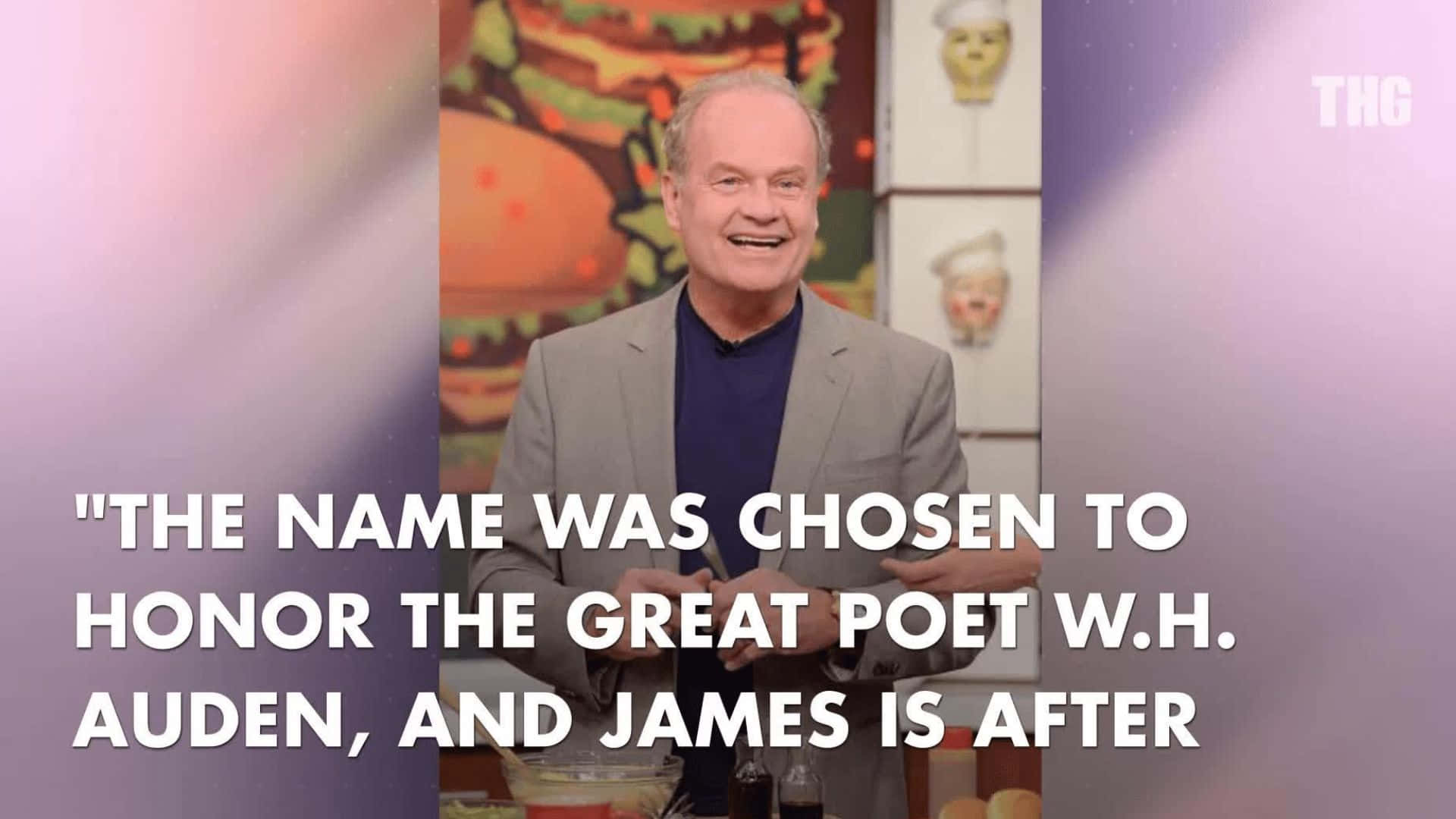 Kelsey Grammer Staring Into The Camera Background