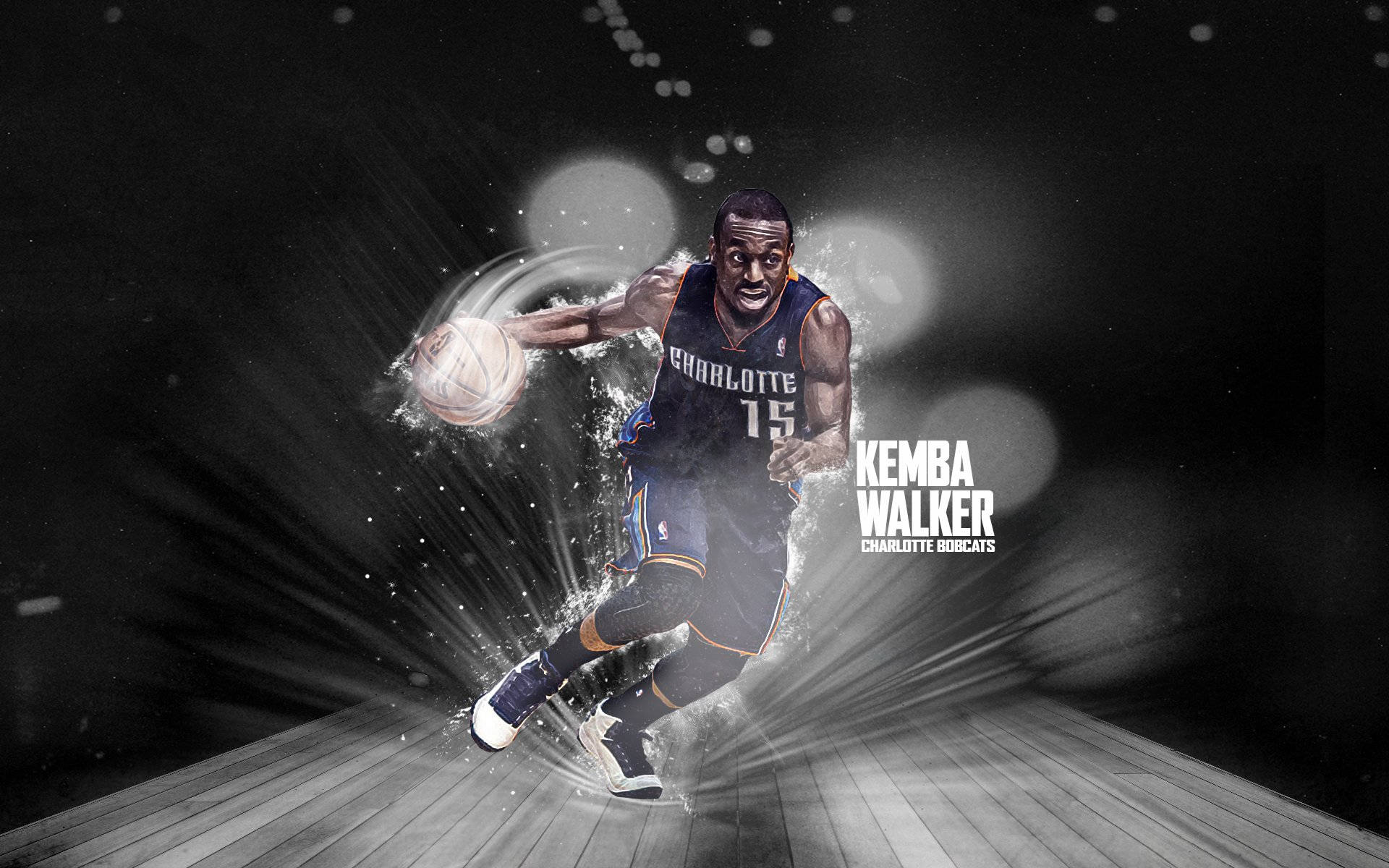 Kemba Walker Abstract Light Blur