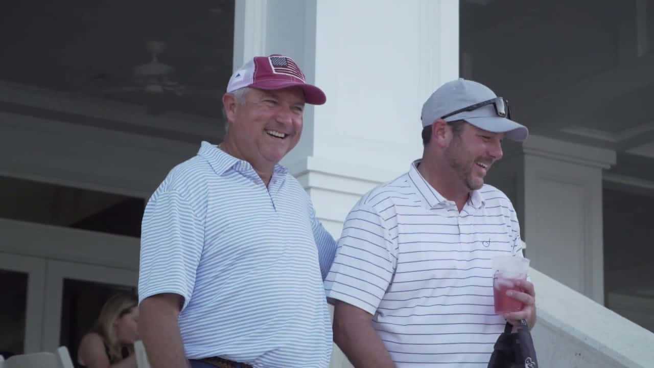 Ken Duke With A Friend Background