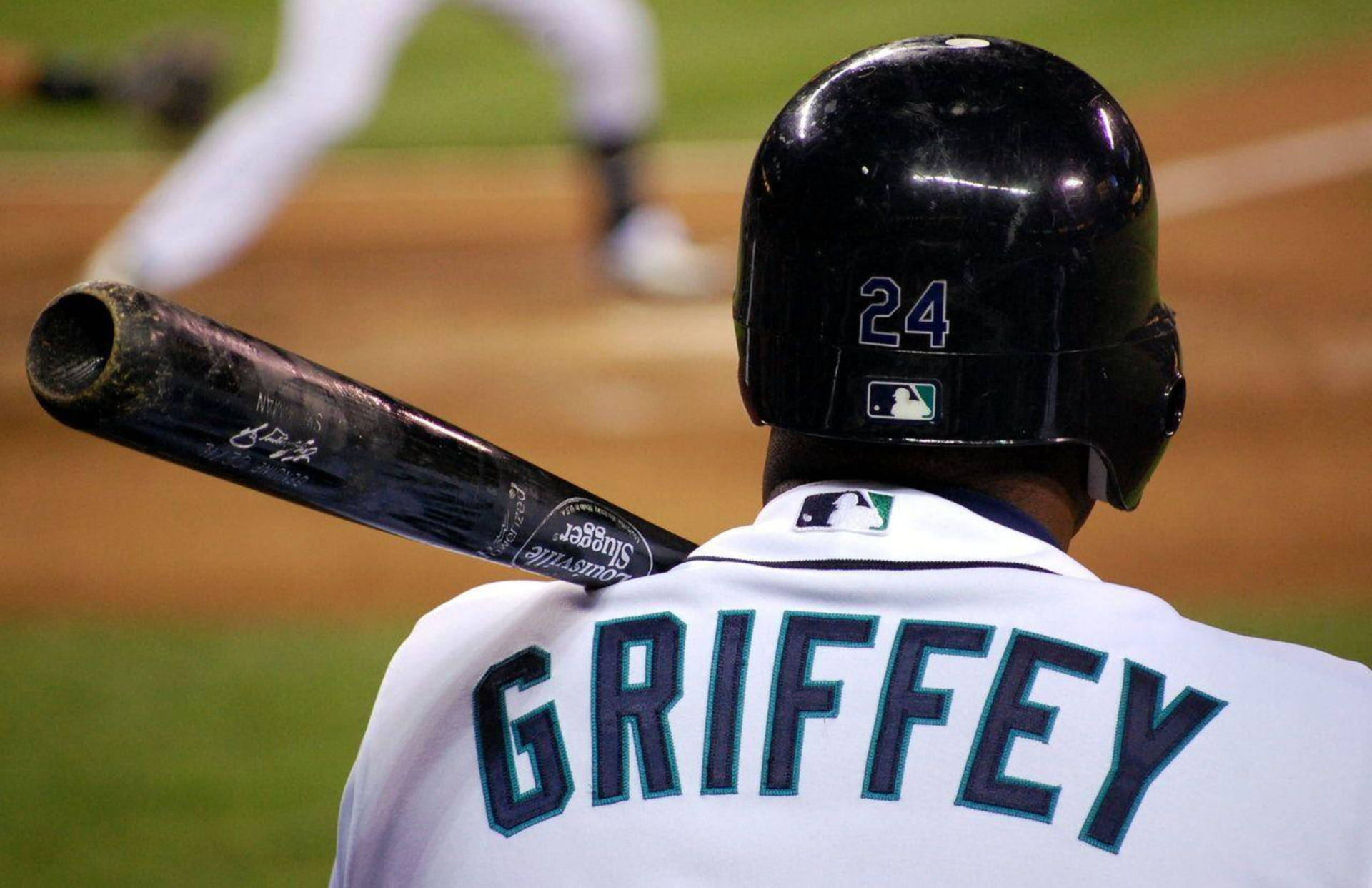 Ken Griffey Jr Back View Jersey Background