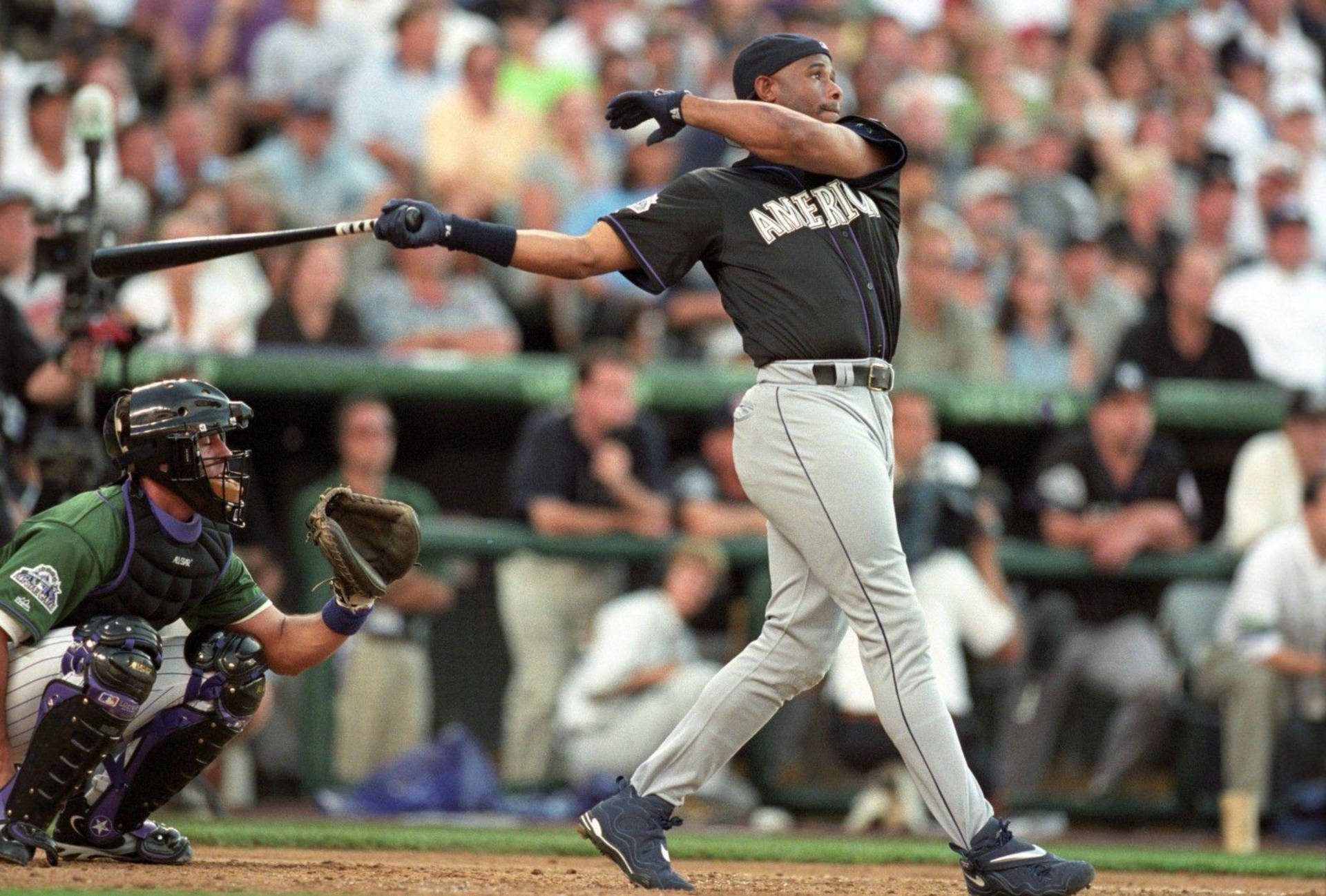 Ken Griffey Jr Batting Stance Background