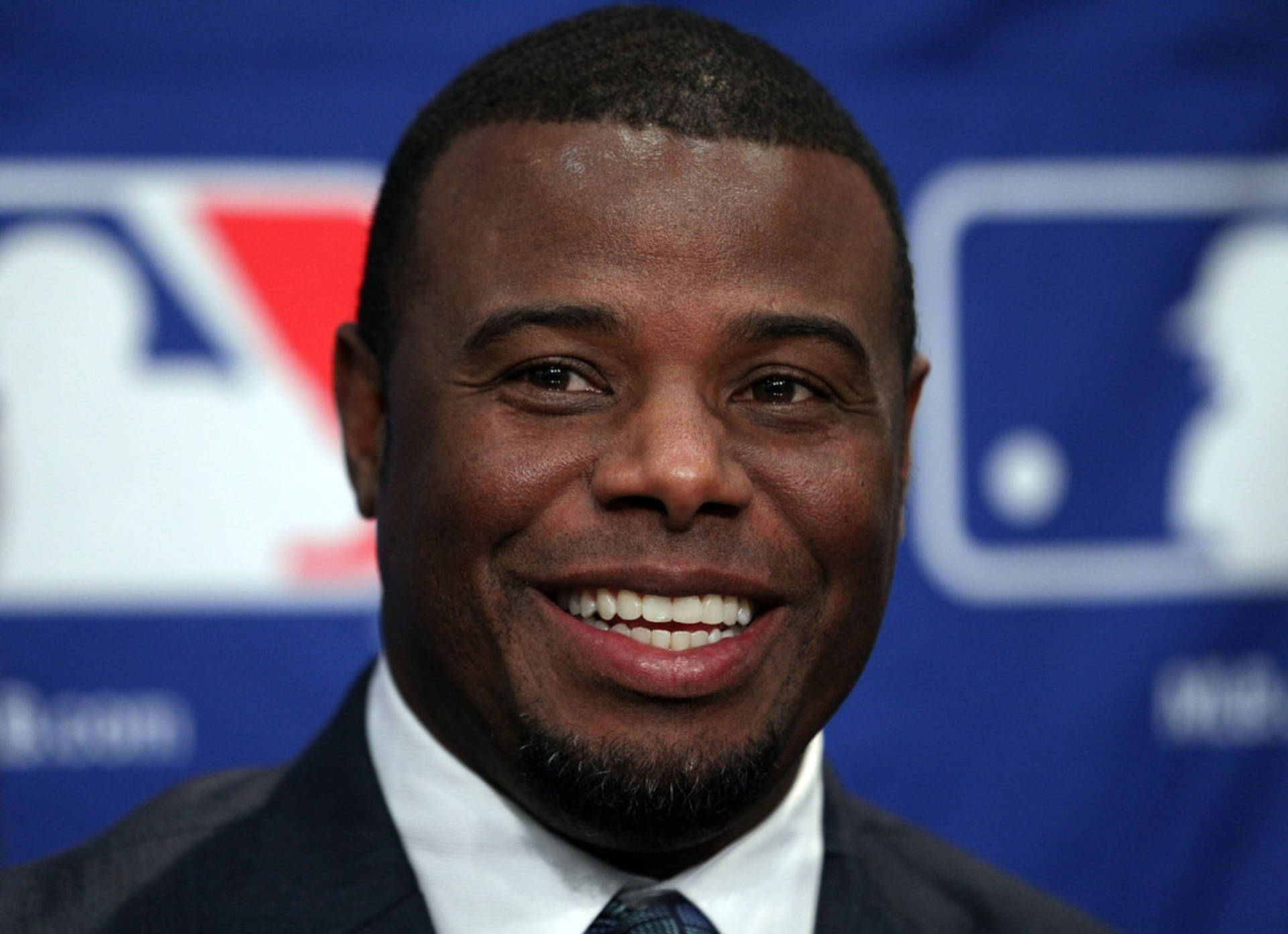 Ken Griffey Jr Smiling