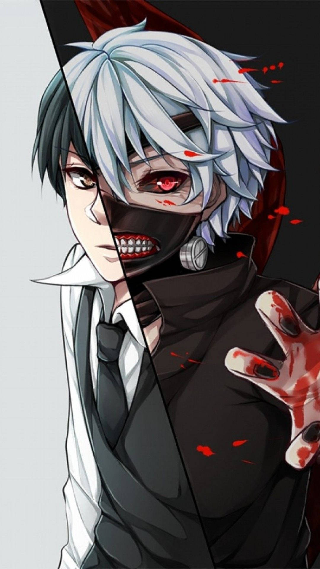 Ken Human Ghoul Form Collage Tokyo Ghoul Iphone Background Background