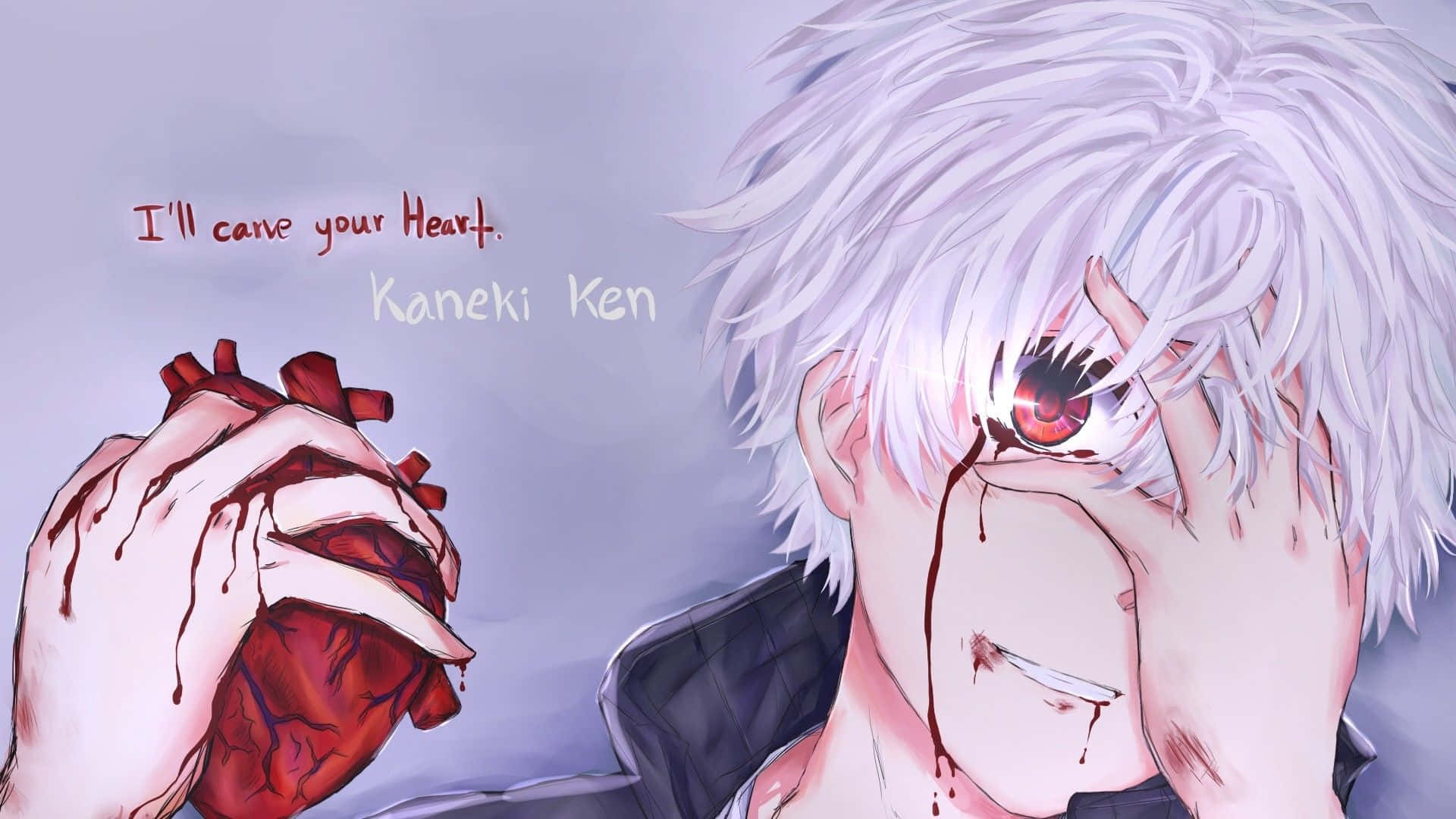 Ken Kaneki Anime Sad Quote Background
