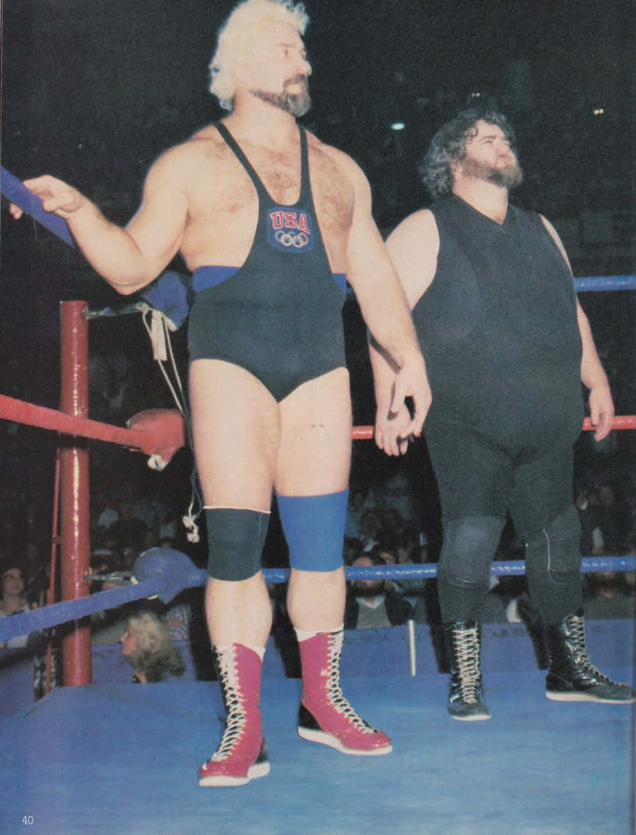Ken Patera And Crusher Blackwell 1984 Background