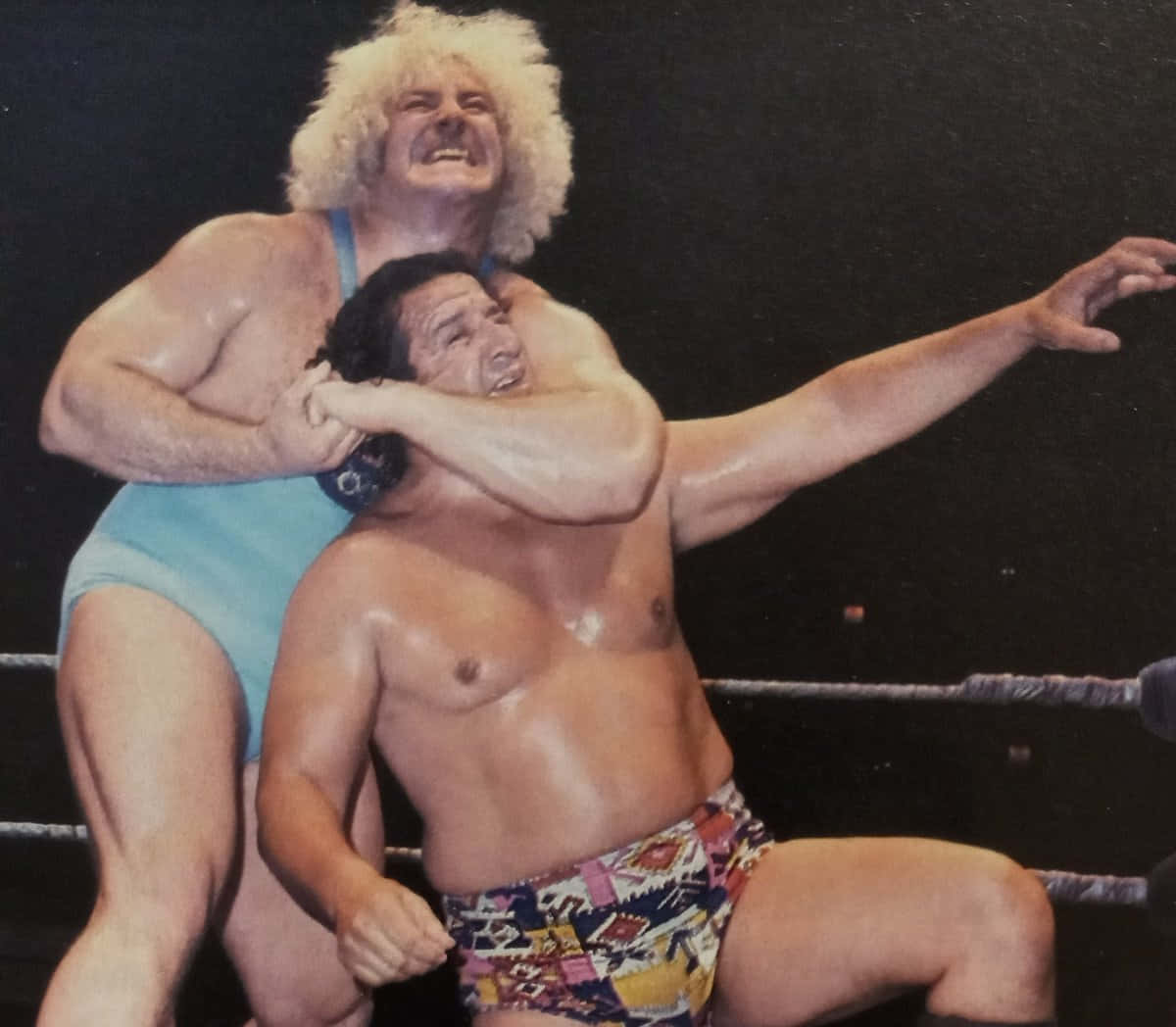 Ken Patera Headlocks Chief Jay Strongbow