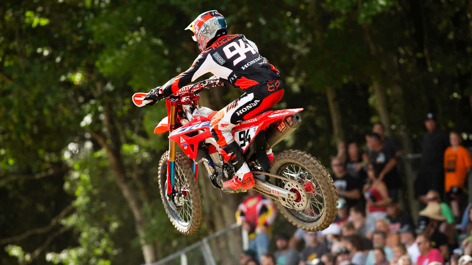 Ken Roczen Fly In Red Desktop Background