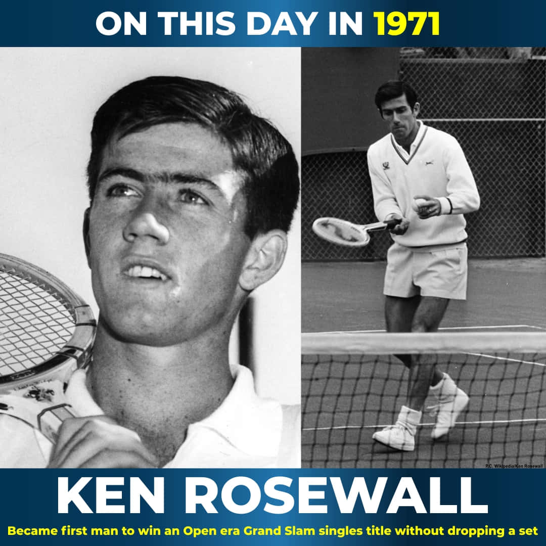 Ken Rosewall 1971 Grand Slam Open Champion Background