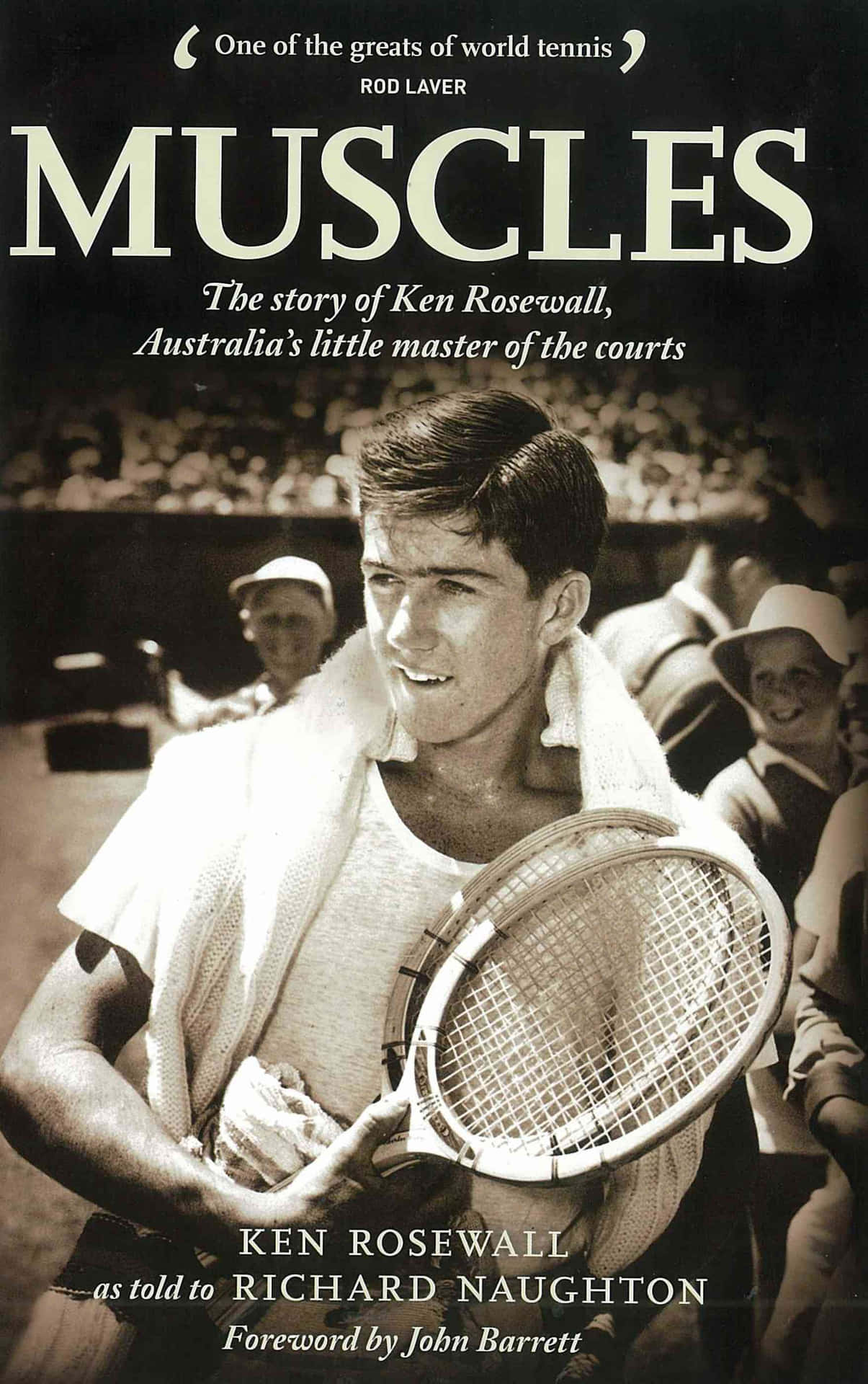 Ken Rosewall Muscles Book Cover Art Background