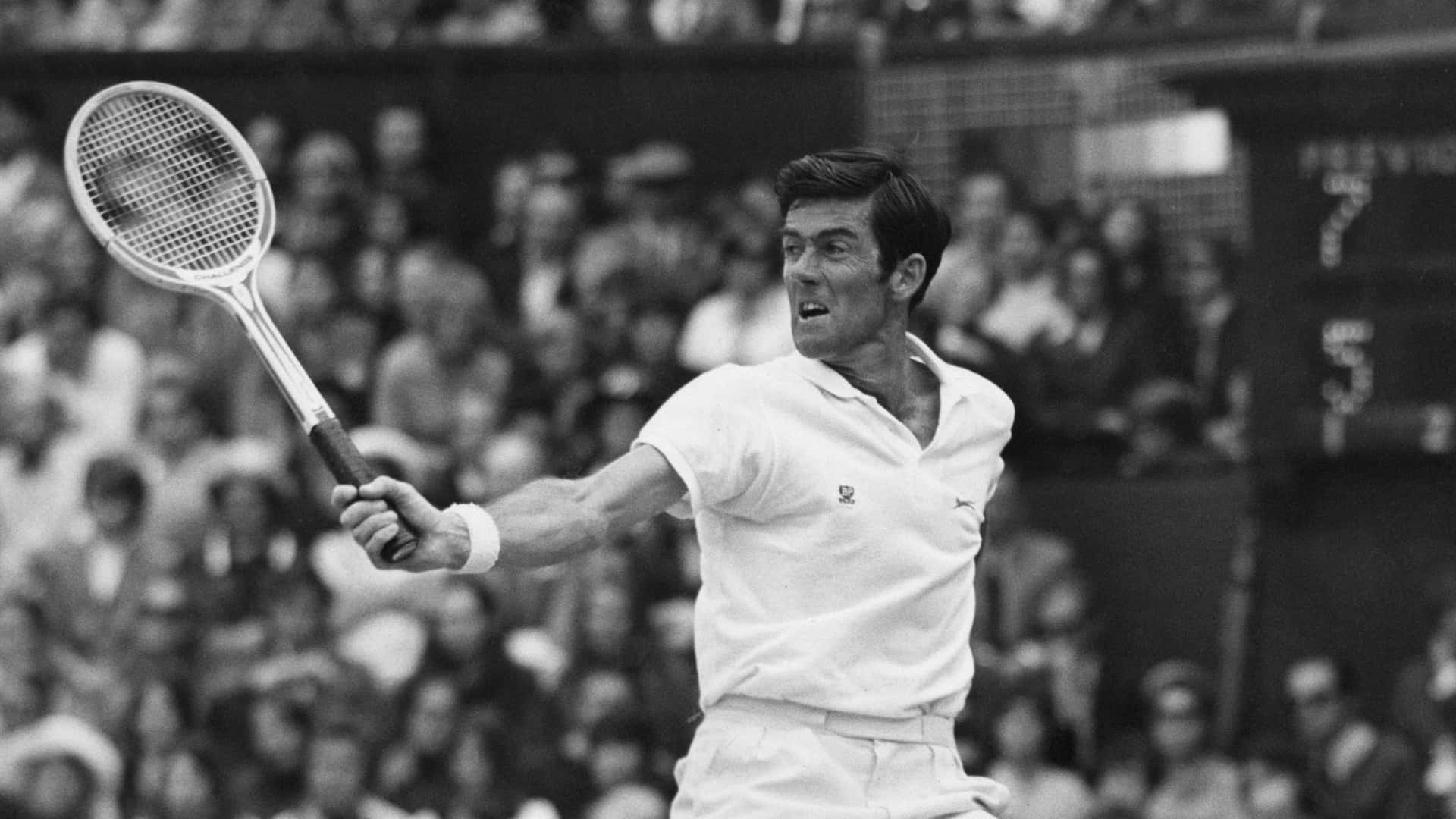 Ken Rosewall Versus Newcombe Game Photography Background