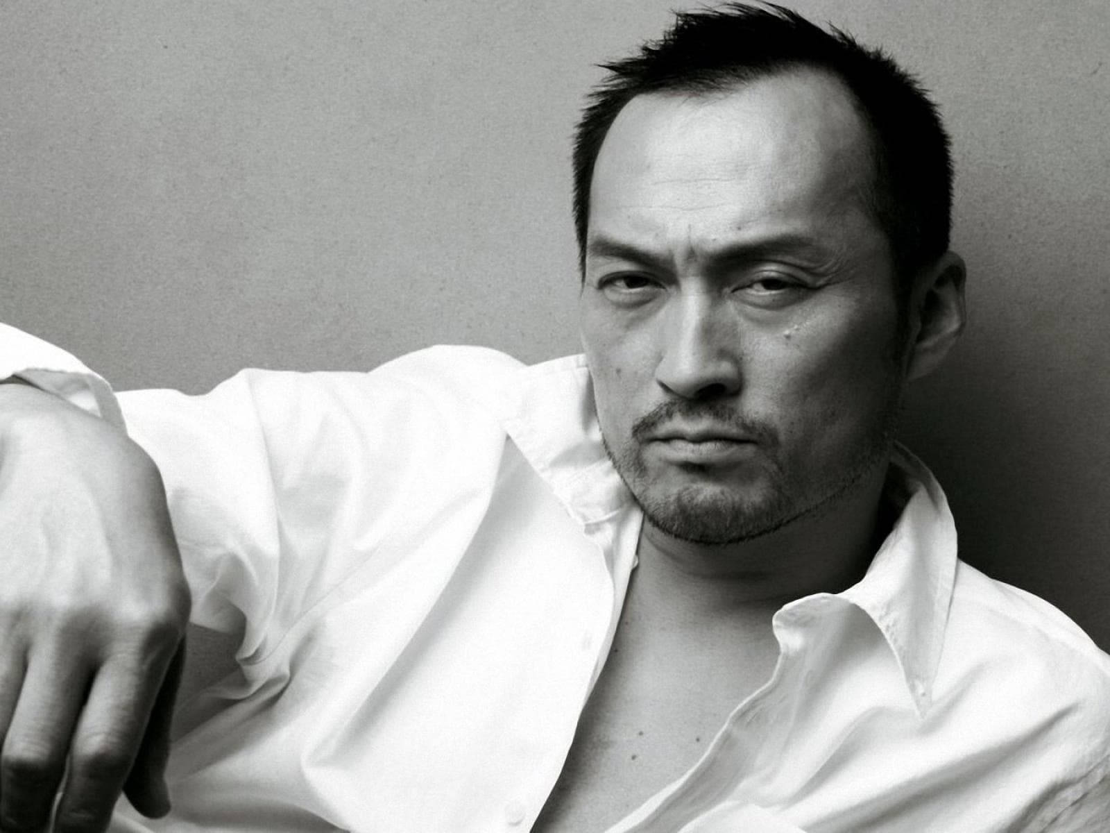 Ken Watanabe Black And White Photography Background