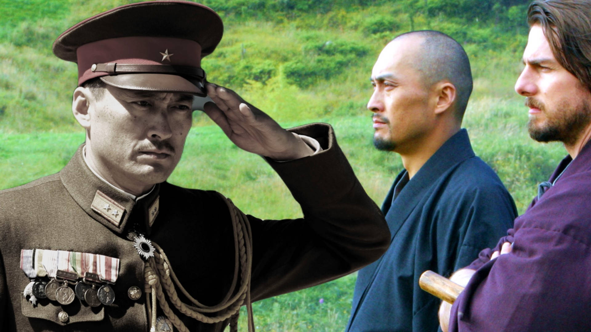 Ken Watanabe Saluting In The Movie 'letters From Iwo Jima' (2006)