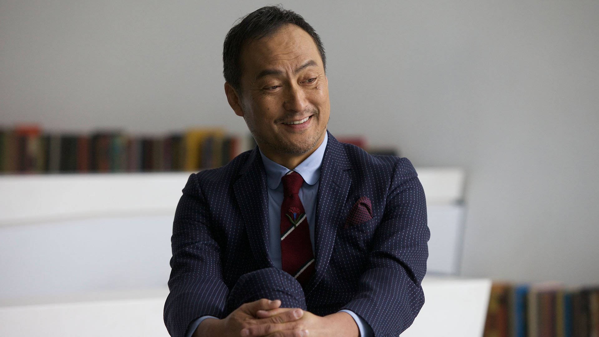 Ken Watanabe Smiling Formal Photography