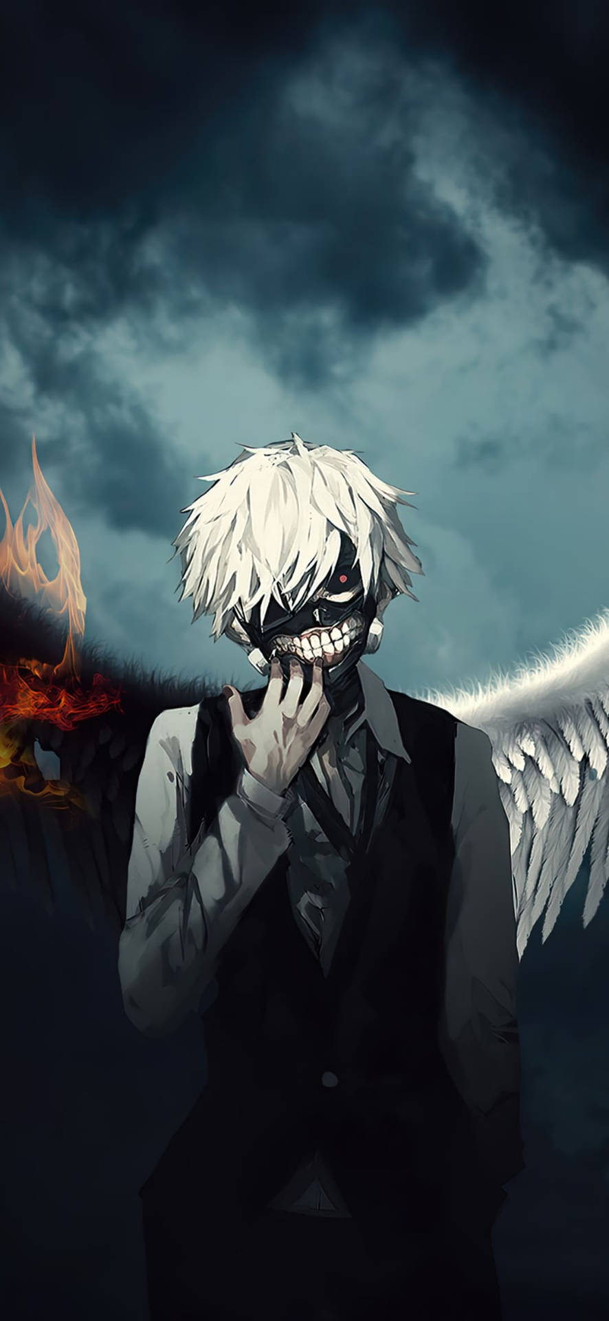 Ken With Wings Tokyo Ghoul Iphone Background Background