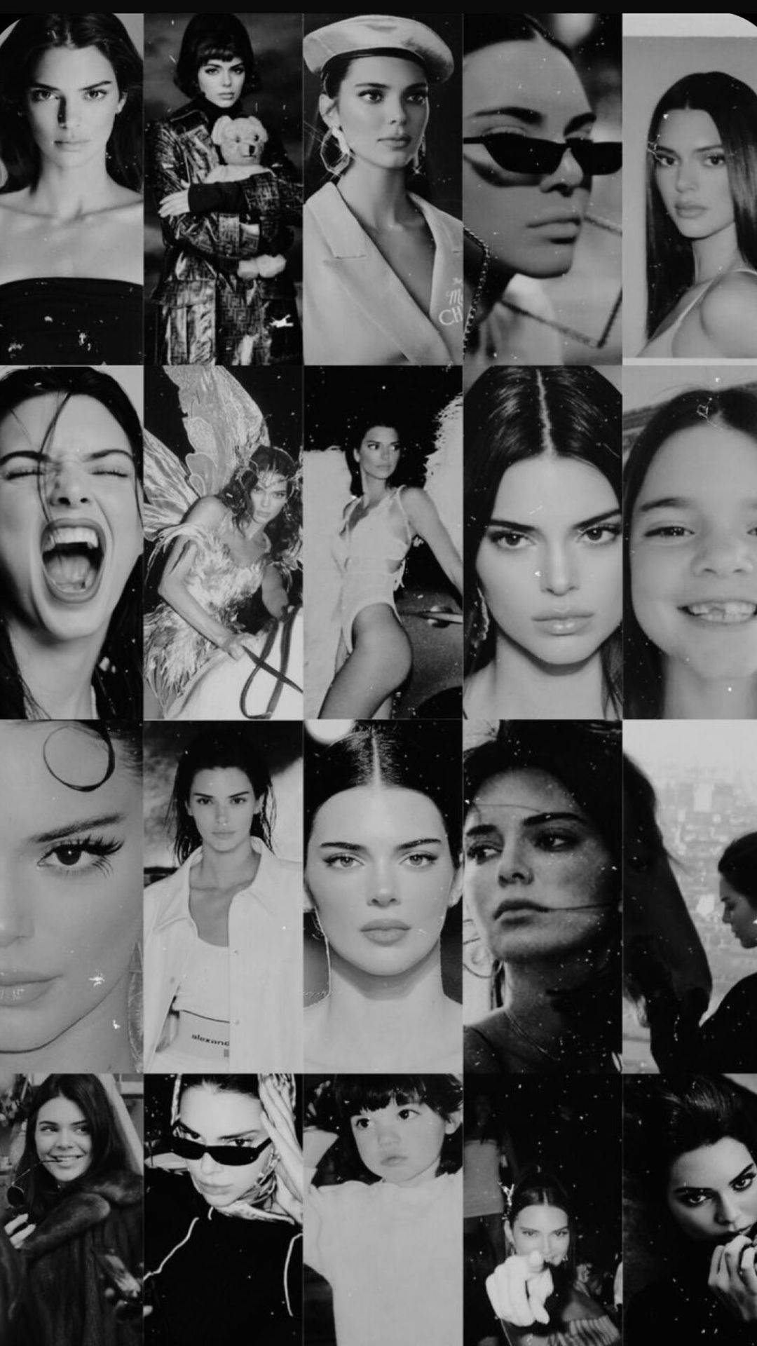 Kendall Jenner Collage Background