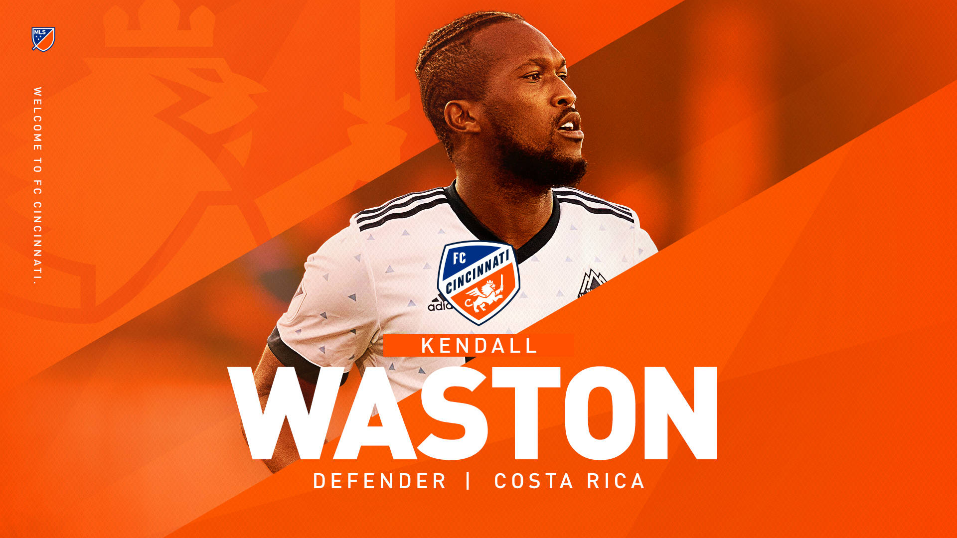 Kendall Waston Of Fc Cincinnati Background