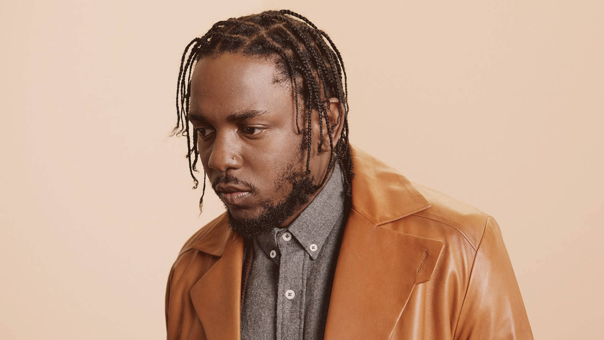 Kendrick Lamar In Leather Jacket