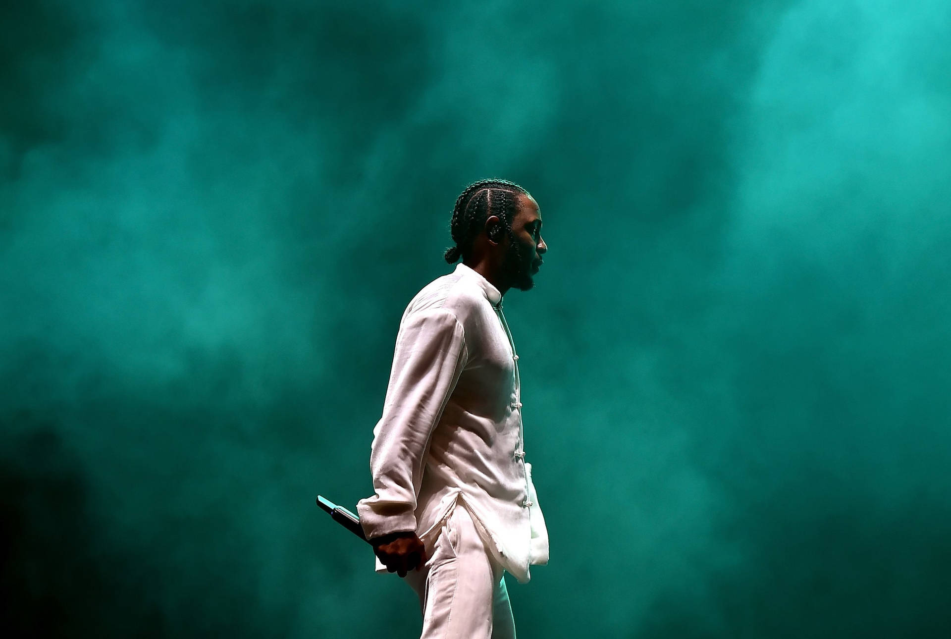 Kendrick Lamar In Misty Blue Green