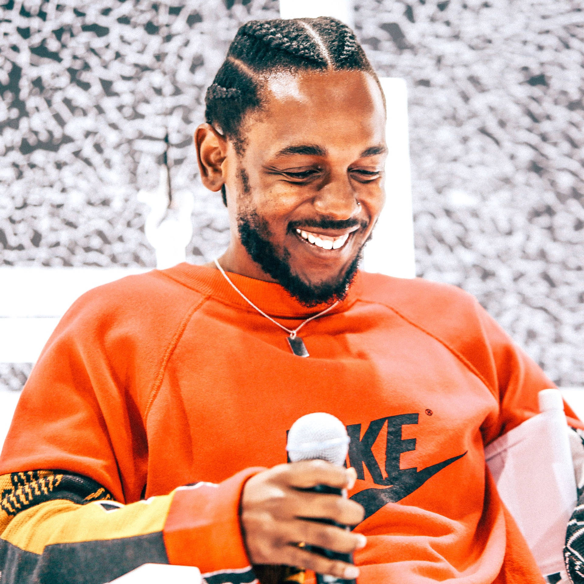 Kendrick Lamar With Mic Focus Photography