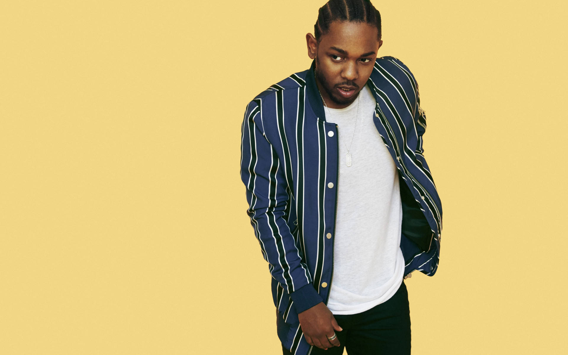 Kendrick Lamar Yellow Photoshoot