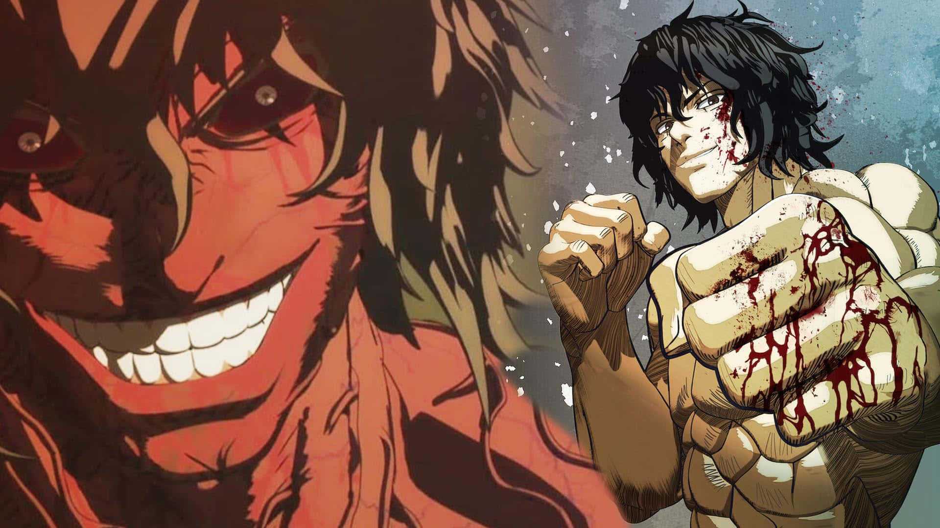 Kengan Ashura Main Character Ohma Tokita Background