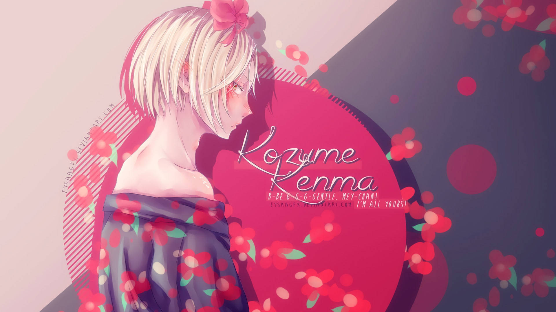 Kenma Kozume In Lovely Kimono Costume Background