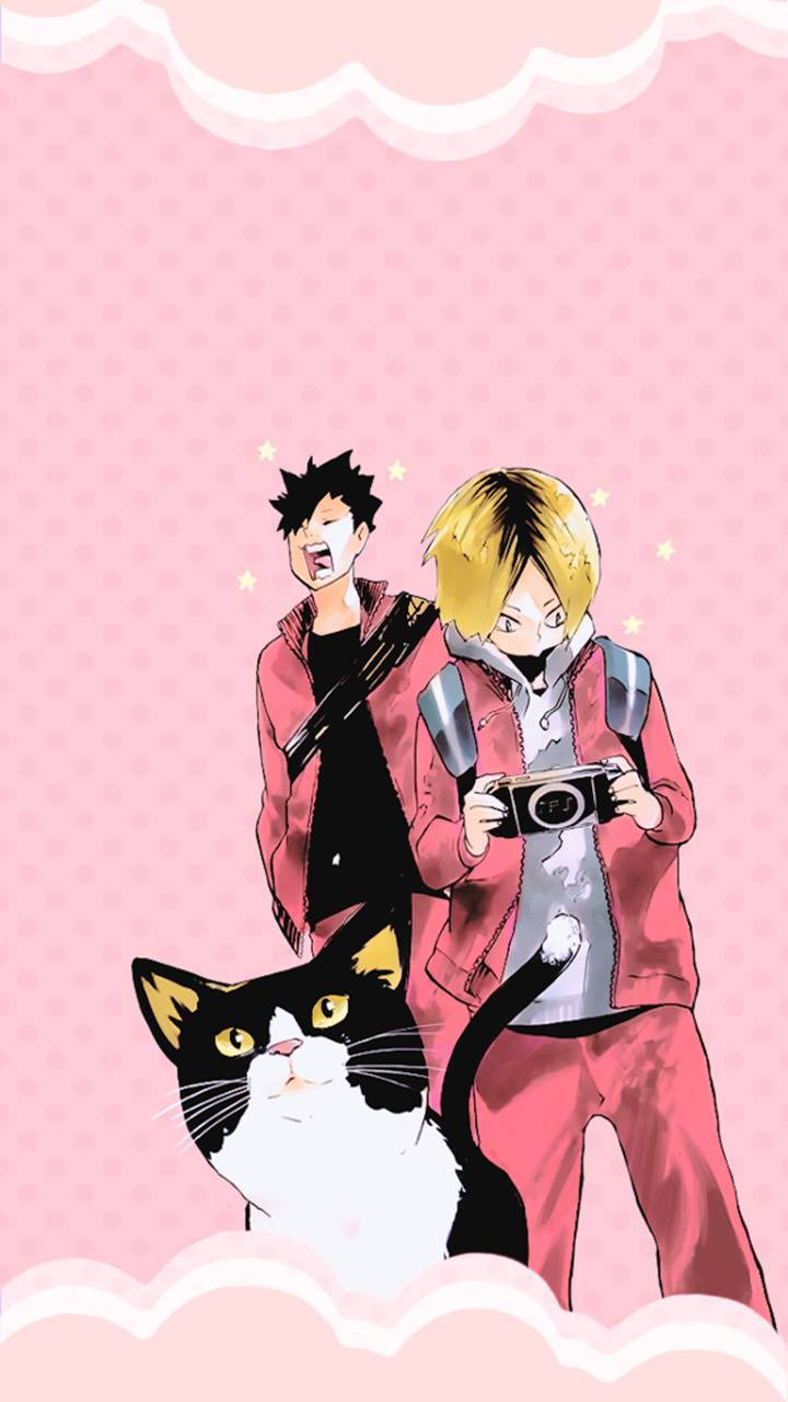 Kenma Playing With His Psp
