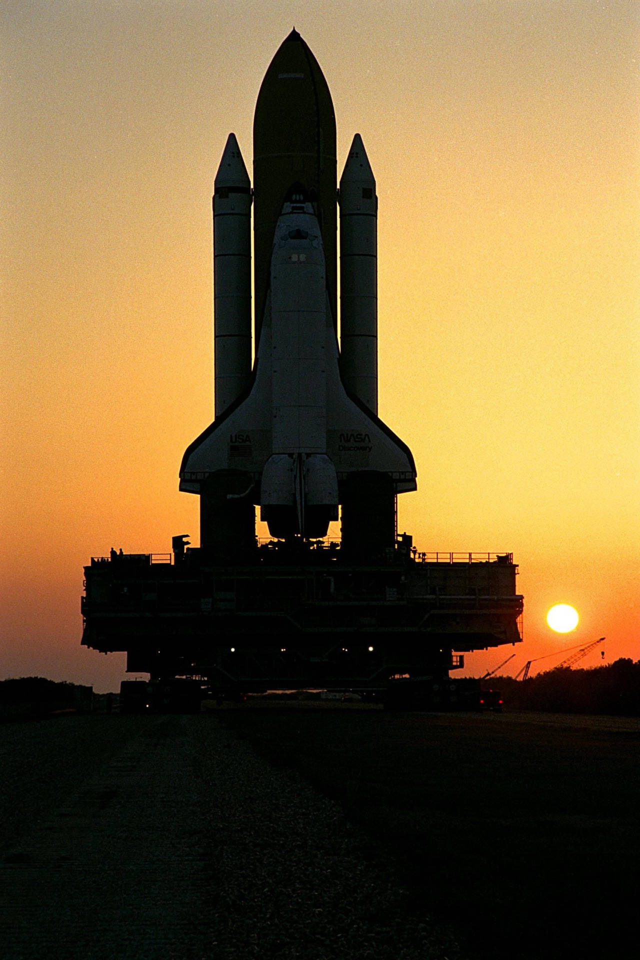 Kennedy Space Center Launch At Sunset