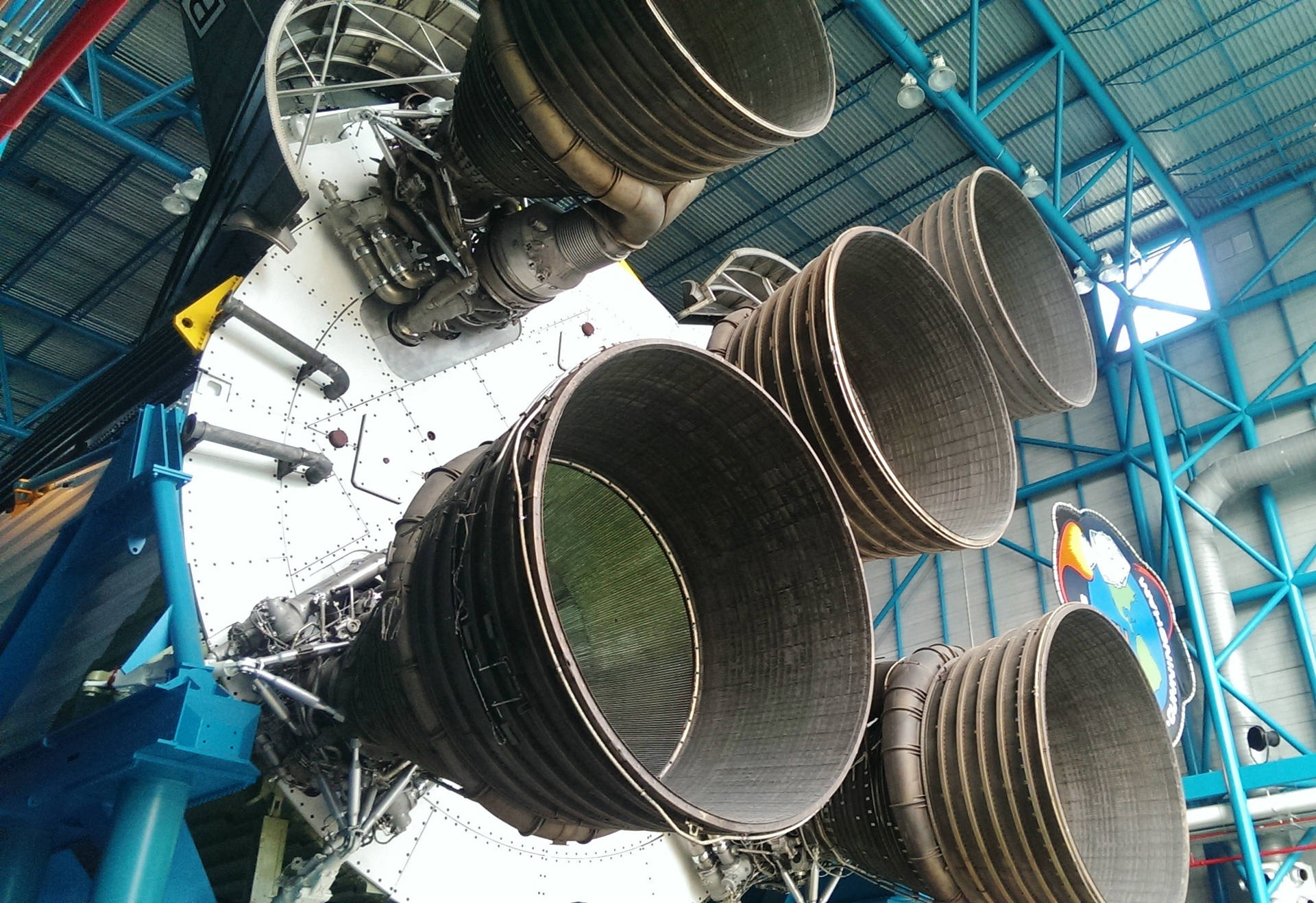 Kennedy Space Center Rocket Engines