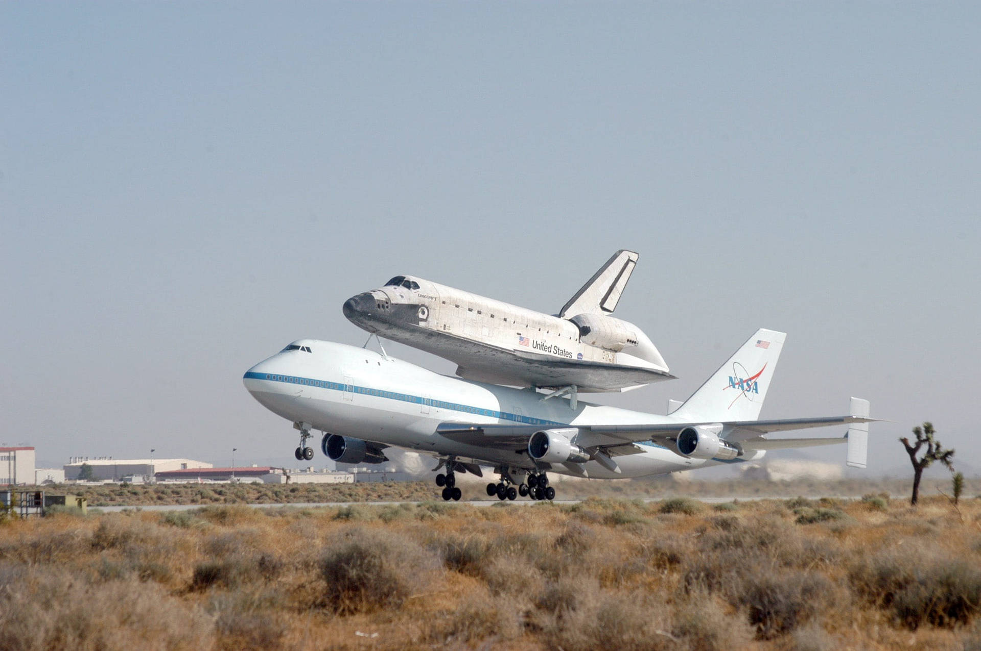 Kennedy Space Center Shuttle Carrier Aircraft Background