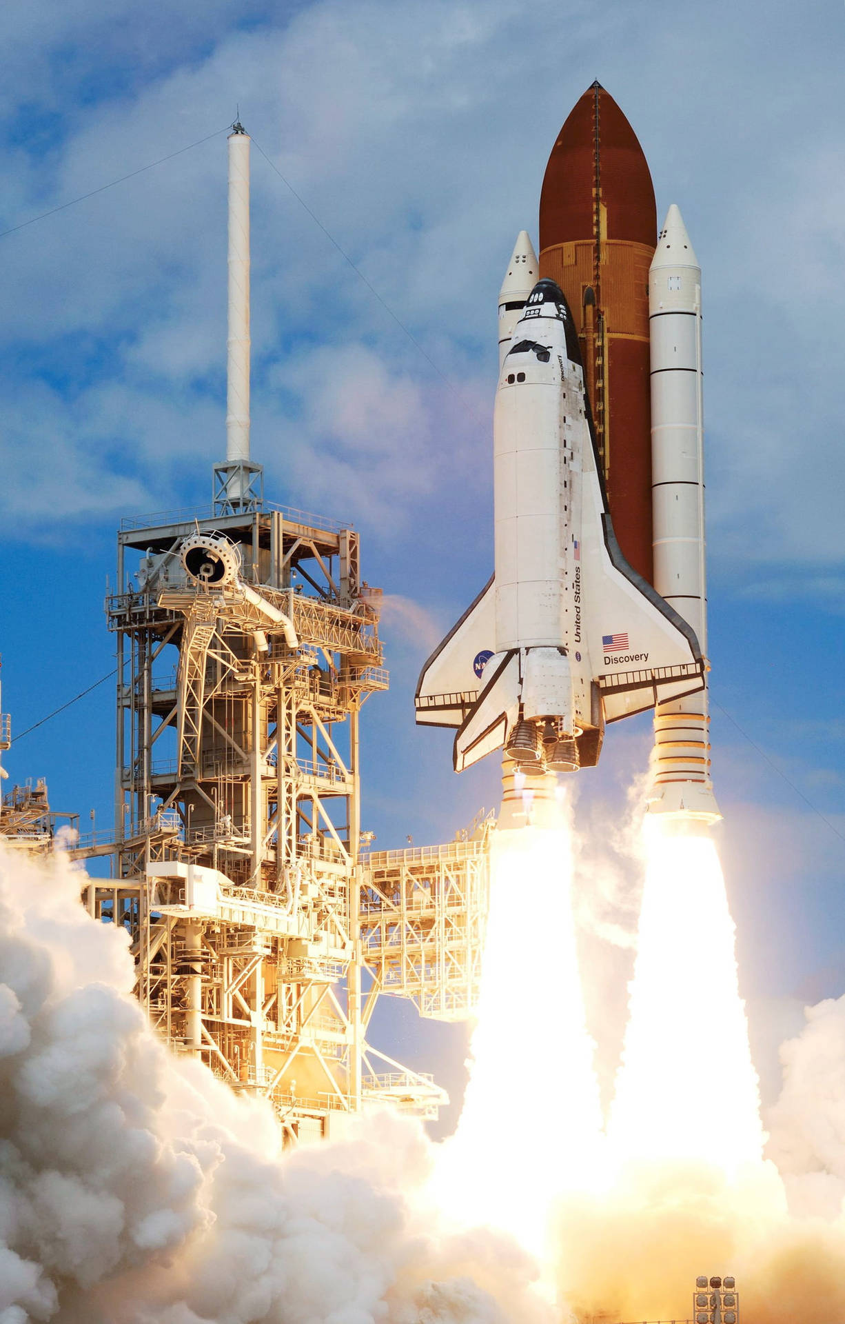 Kennedy Space Center Space Shuttle Launch Background