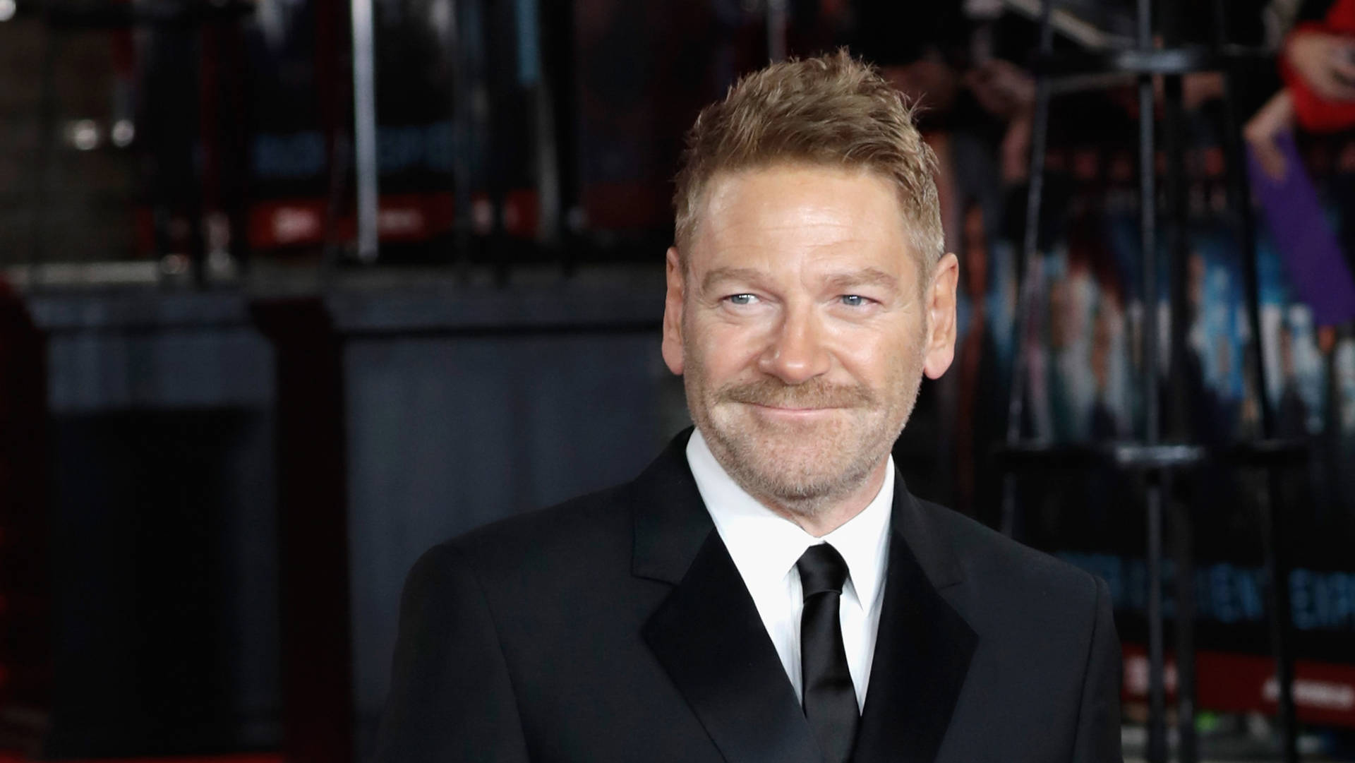 Kenneth Branagh With Moustache