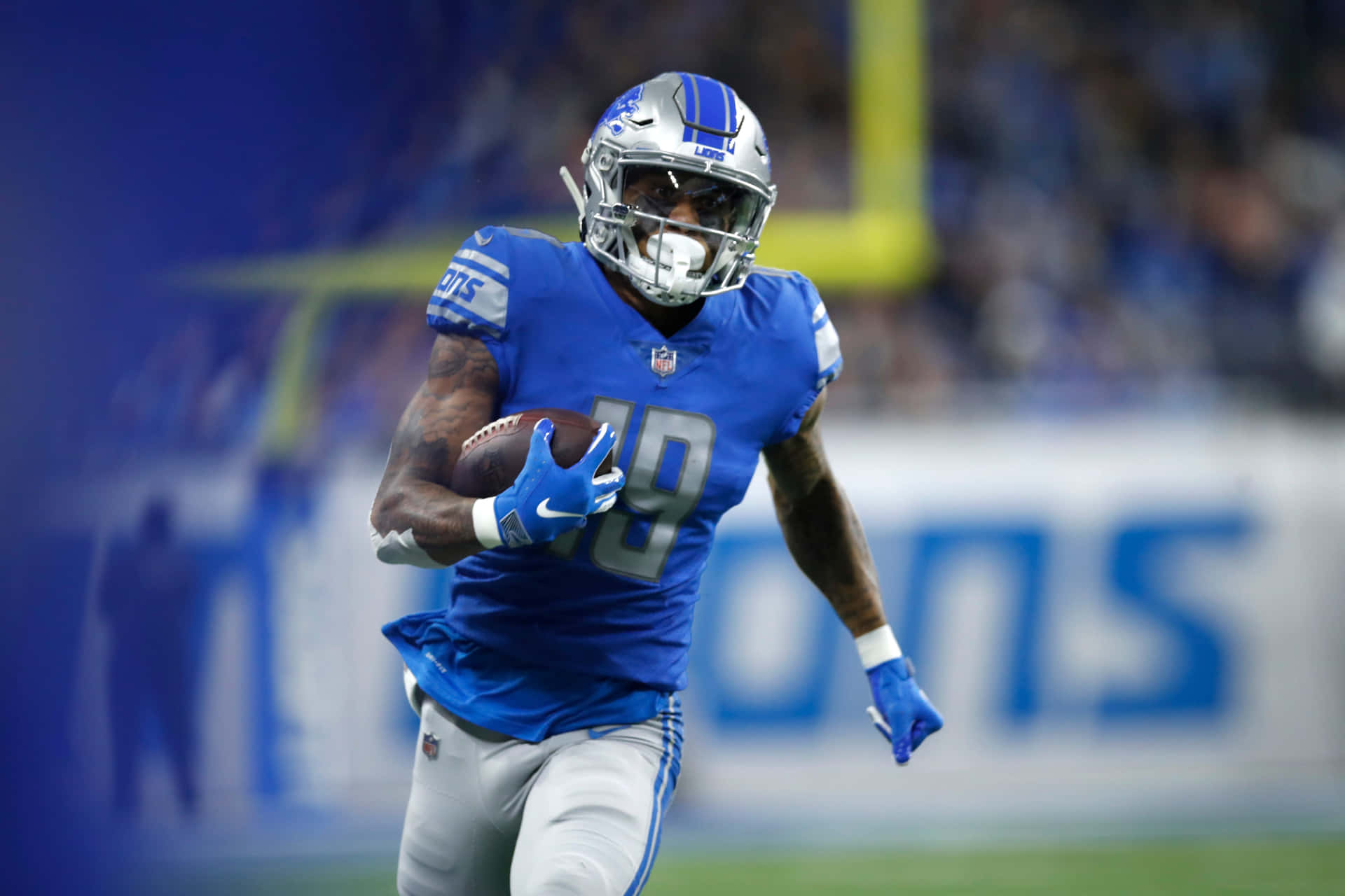 Kenny Golladay American Blue Jersey Background